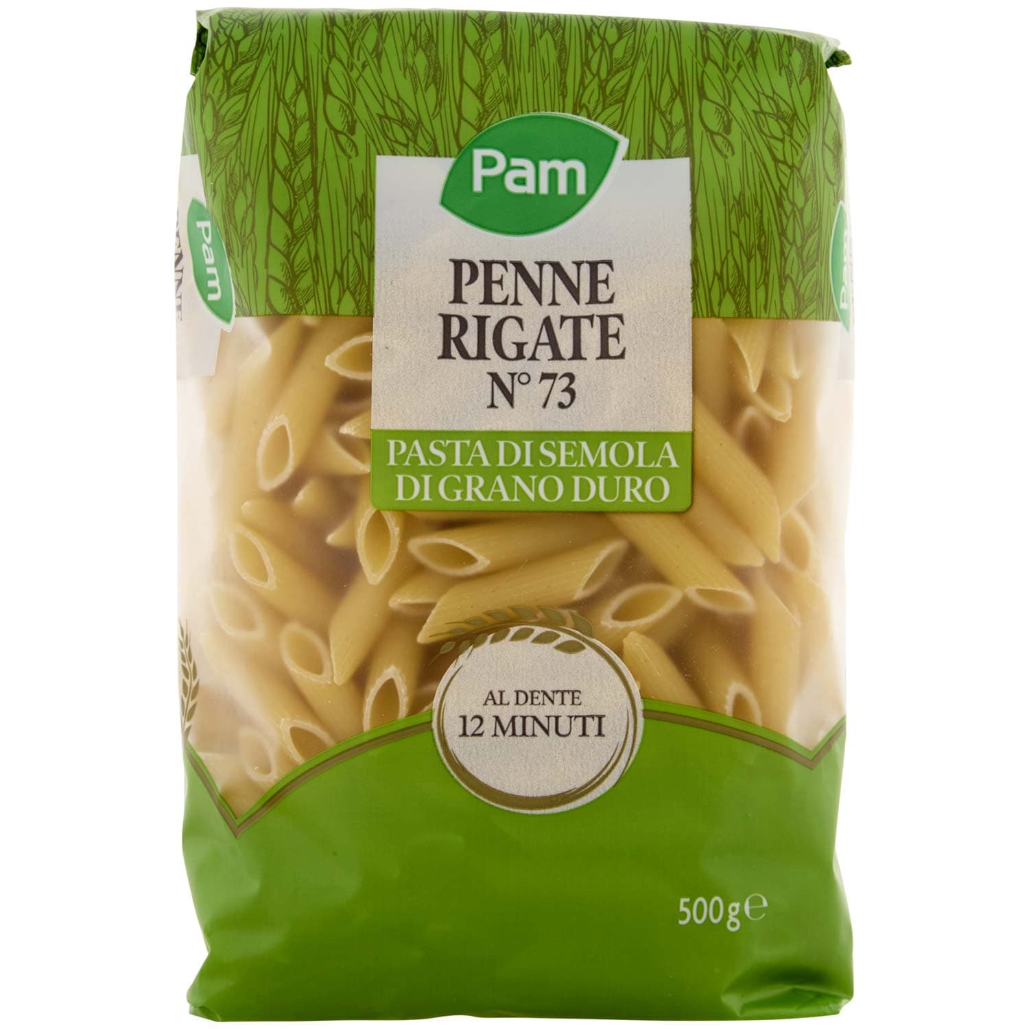 PAM Penne Rigate N° 73 Pasta di Semola di Grano Duro 500 g – immagine 2