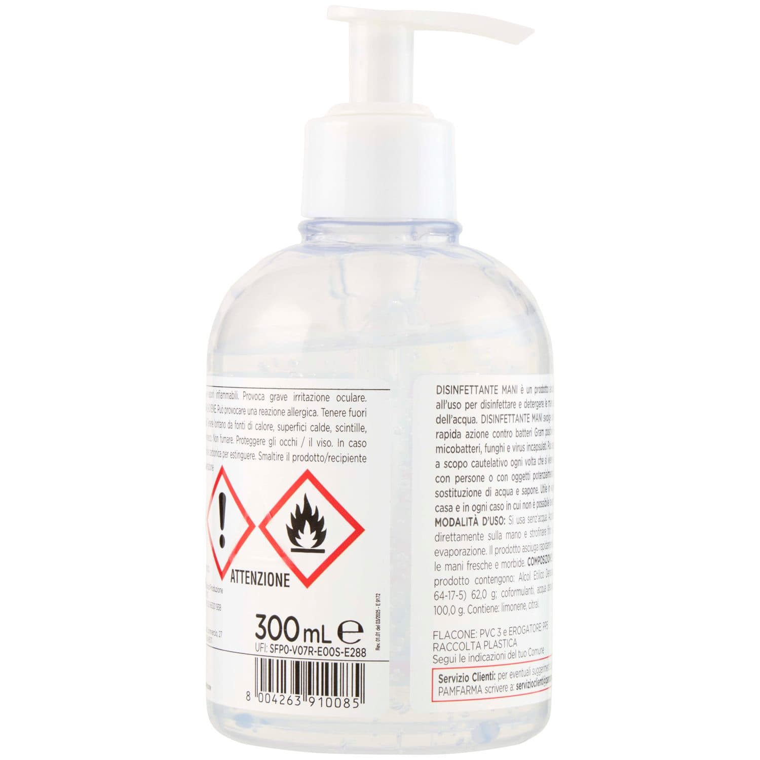 PAMFARMA Disinfettante Mani 300 mL – immagine 4