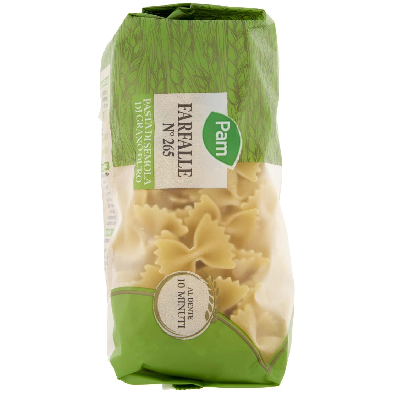 PAM Farfalle N° 265 Pasta di Semola di Grano Duro 500 g – immagine 3