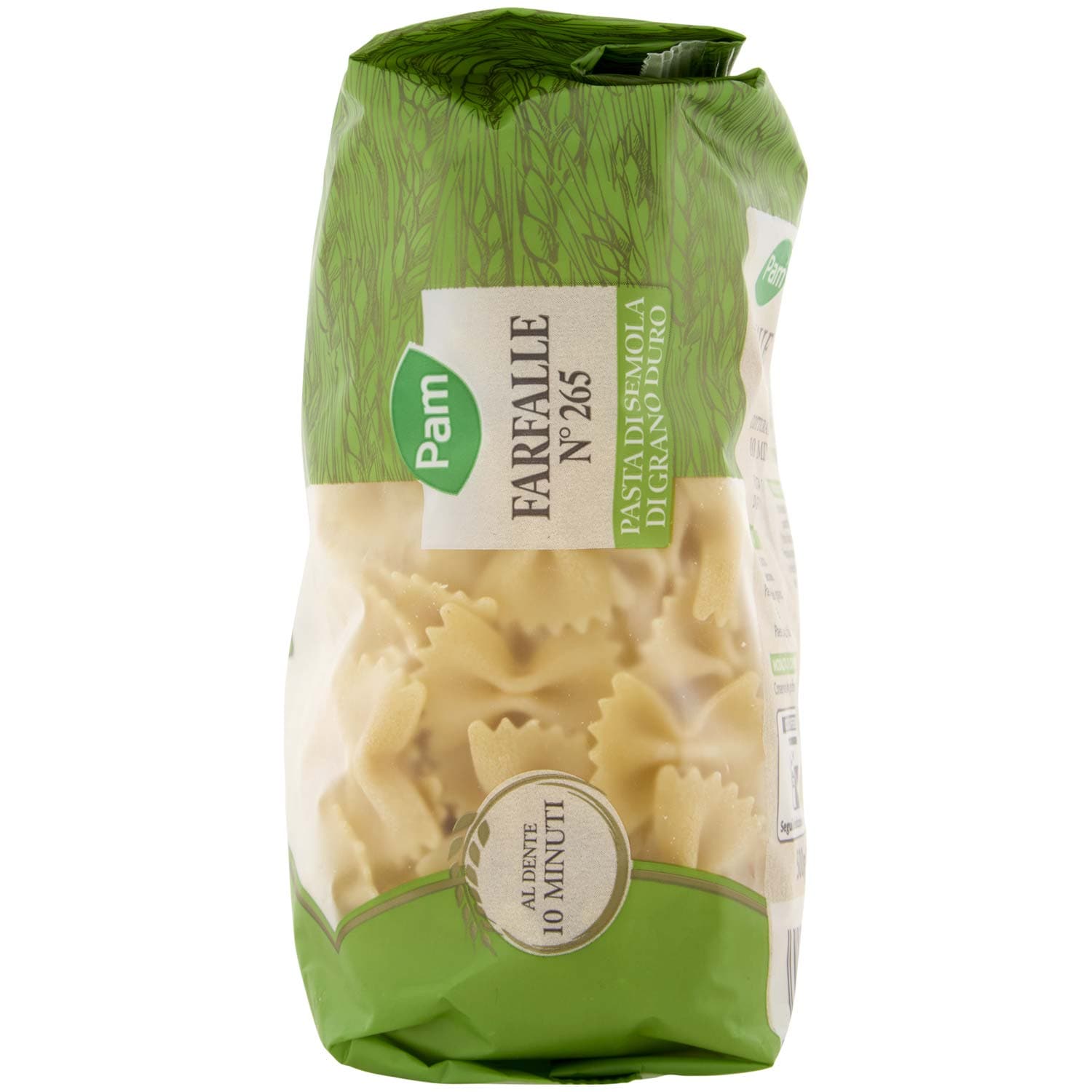 PAM Farfalle N° 265 Pasta di Semola di Grano Duro 500 g – immagine 5