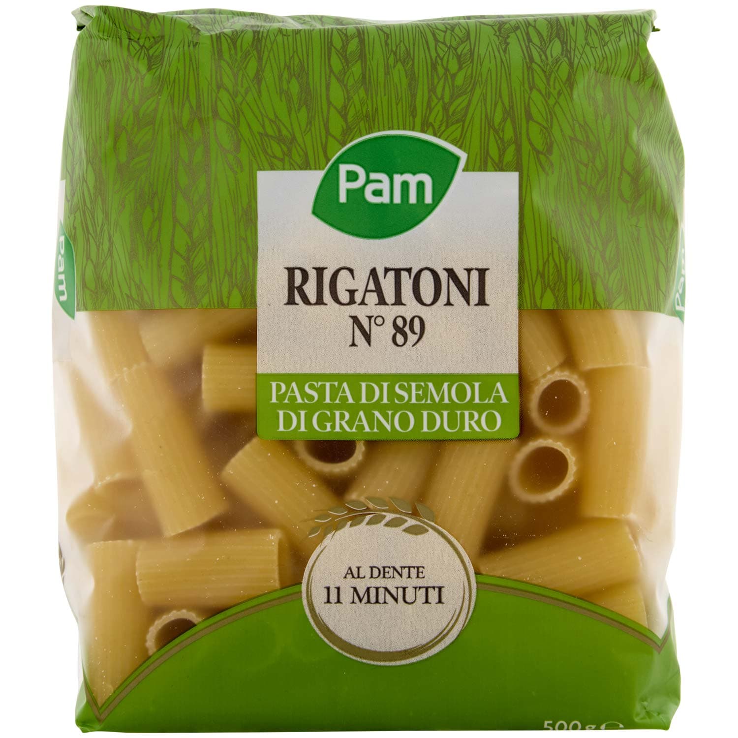 PAM Rigatoni N° 89 Pasta di Semola di Grano Duro 500 g – immagine 2