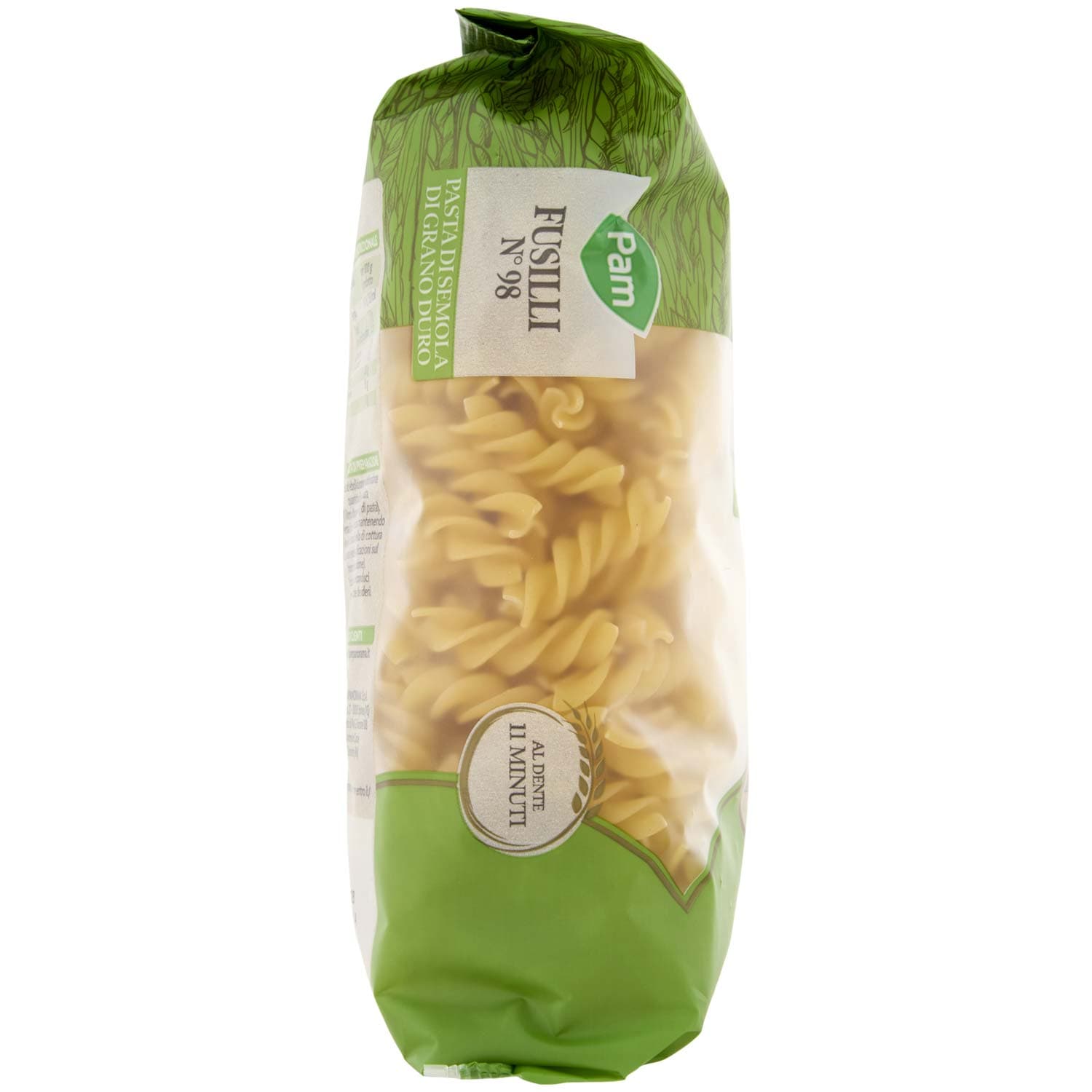 PAM Fusilli N° 98 Pasta di Semola di Grano Duro 500 g – immagine 3
