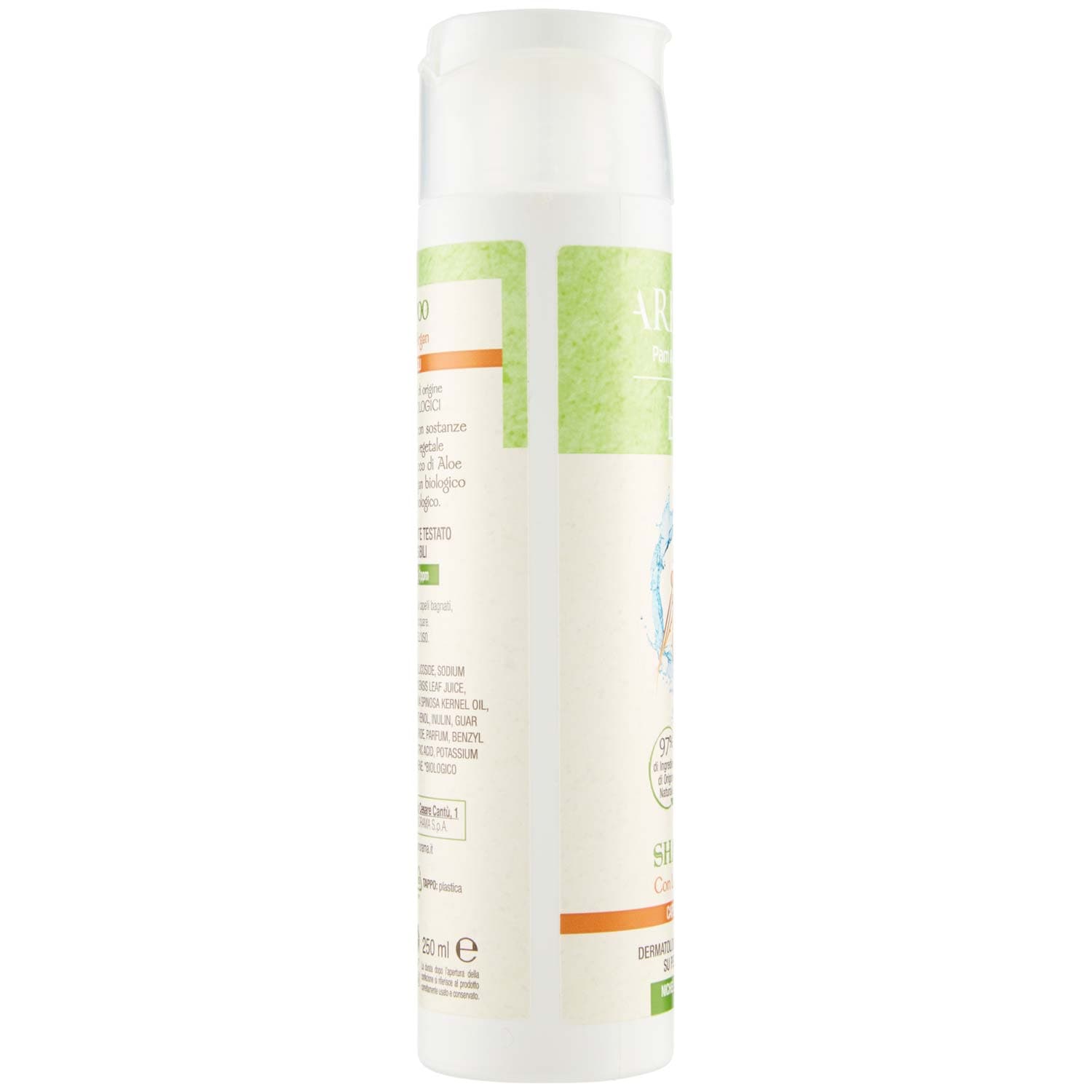 ARKALIA BIO Shampoo con Lino e Argan Capelli Fragili 250 ml – immagine 3