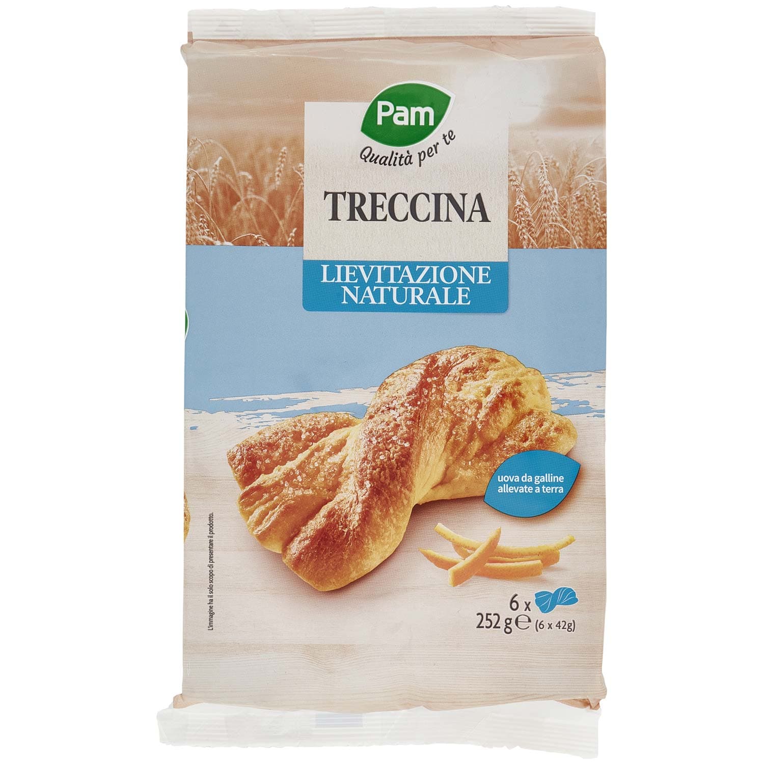 PAM PANORAMA Treccina 252g (42g x 6) – immagine 2