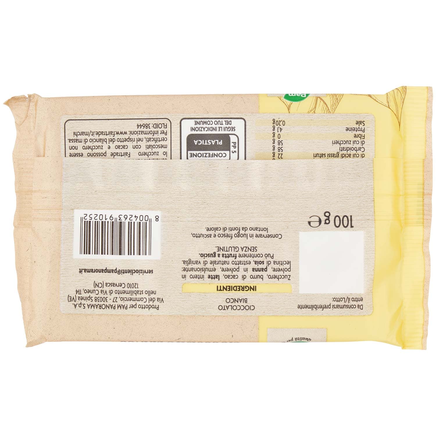 PAM Qualità per te Bianco tavoletta di cioccolato 100 g – immagine 4