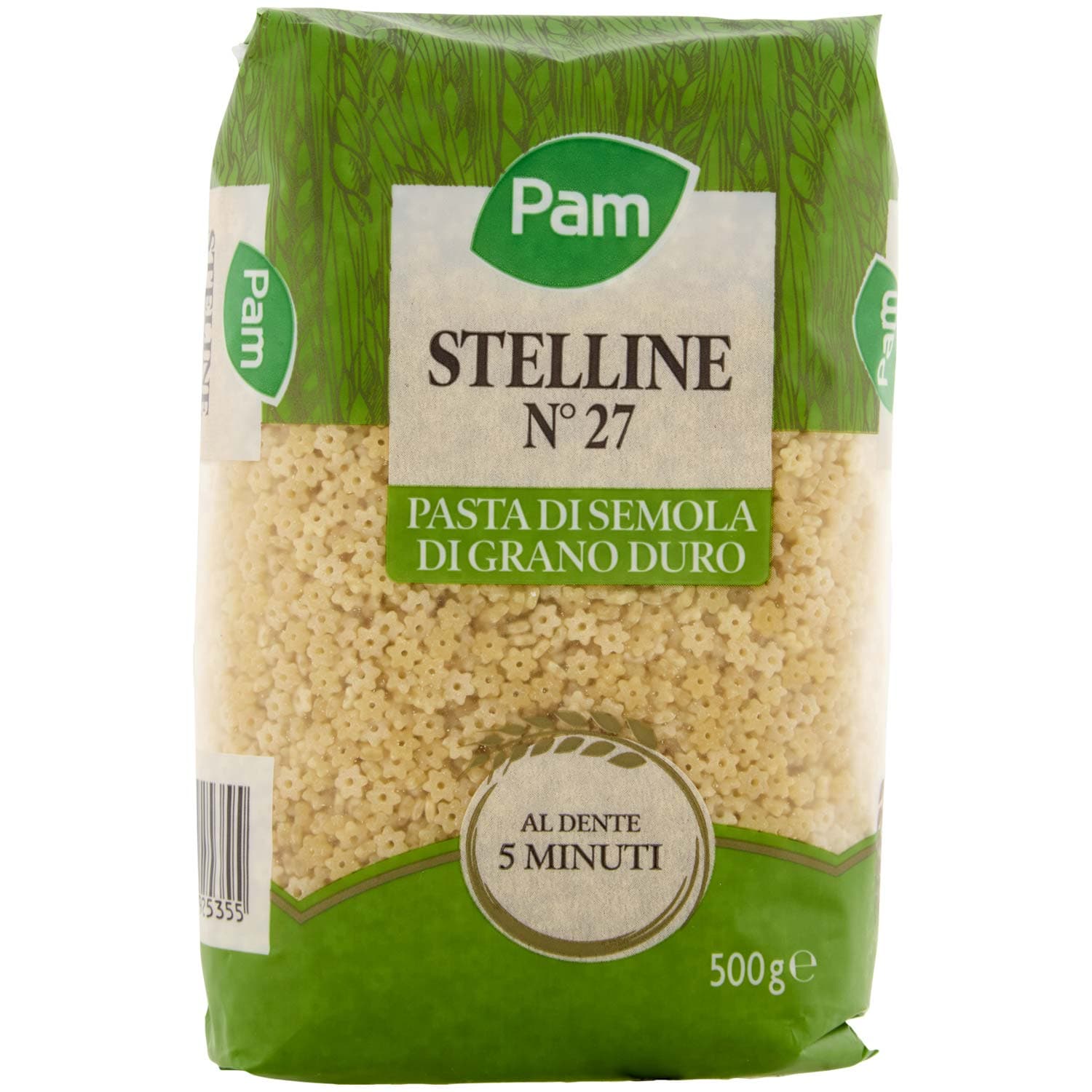 PAM Stelline N° 27 Pasta di Semola di Grano Duro 500 g – immagine 2