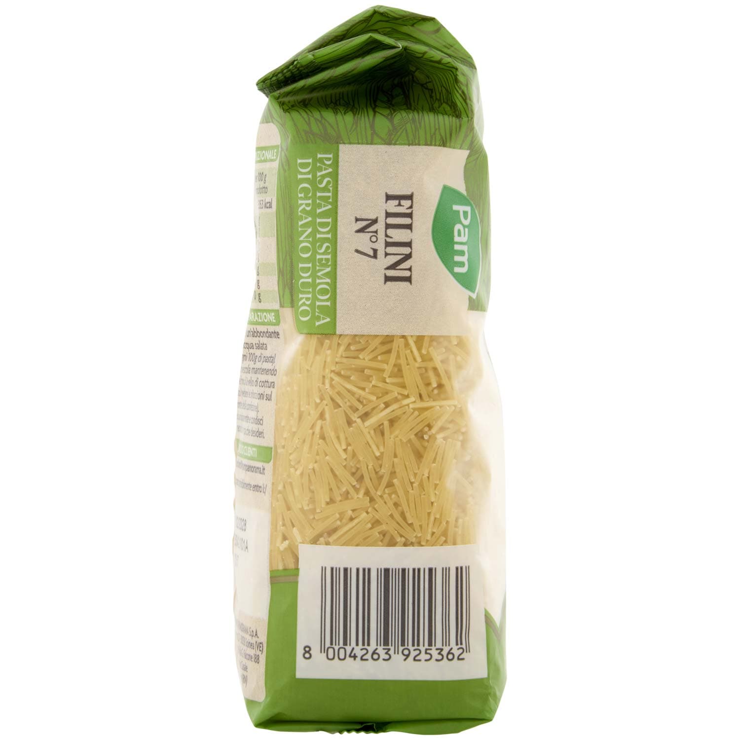 PAM Filini N° 7 Pasta di Semola di Grano Duro 500 g – immagine 3