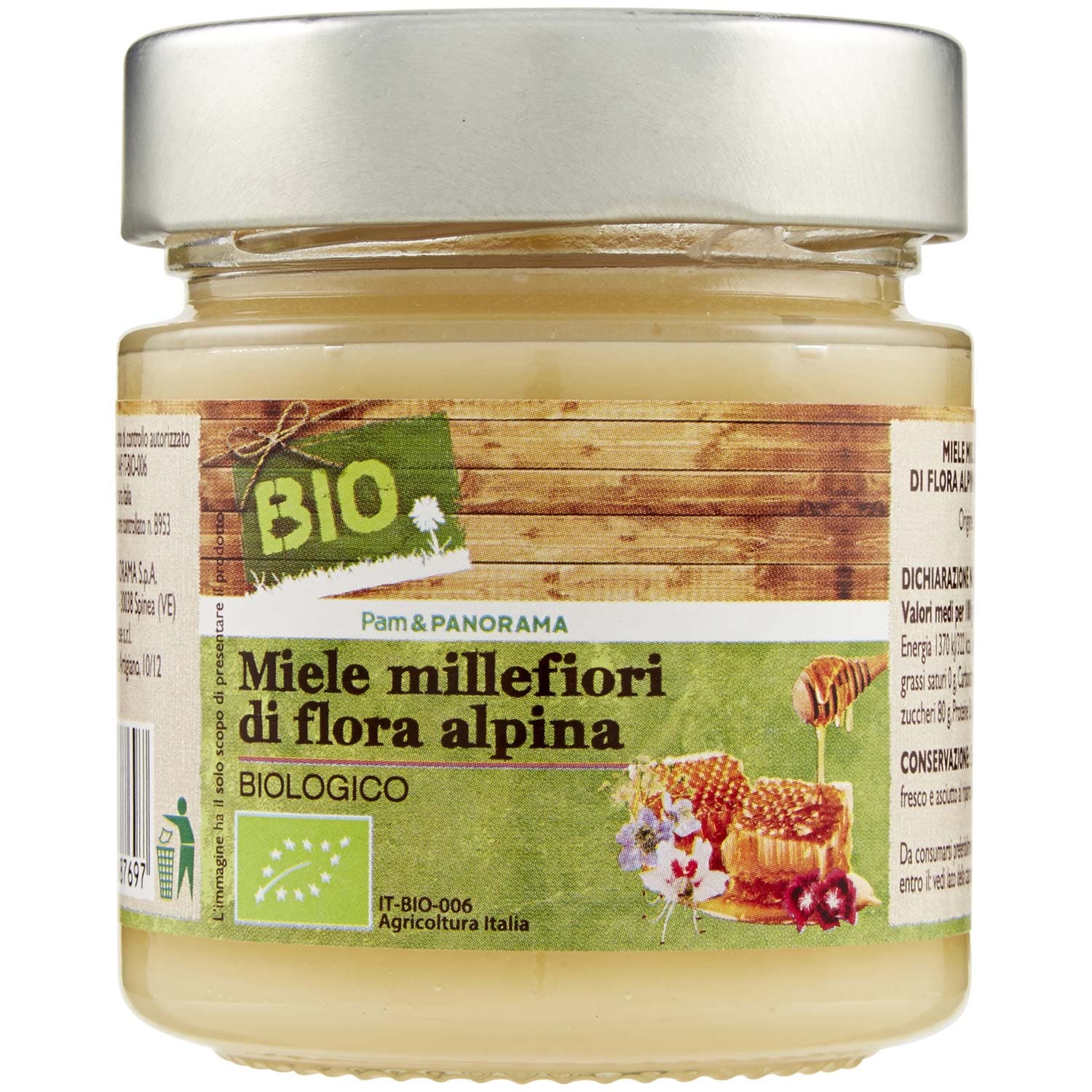 BIO Miele millefiori di flora alpina 300 g – immagine 2