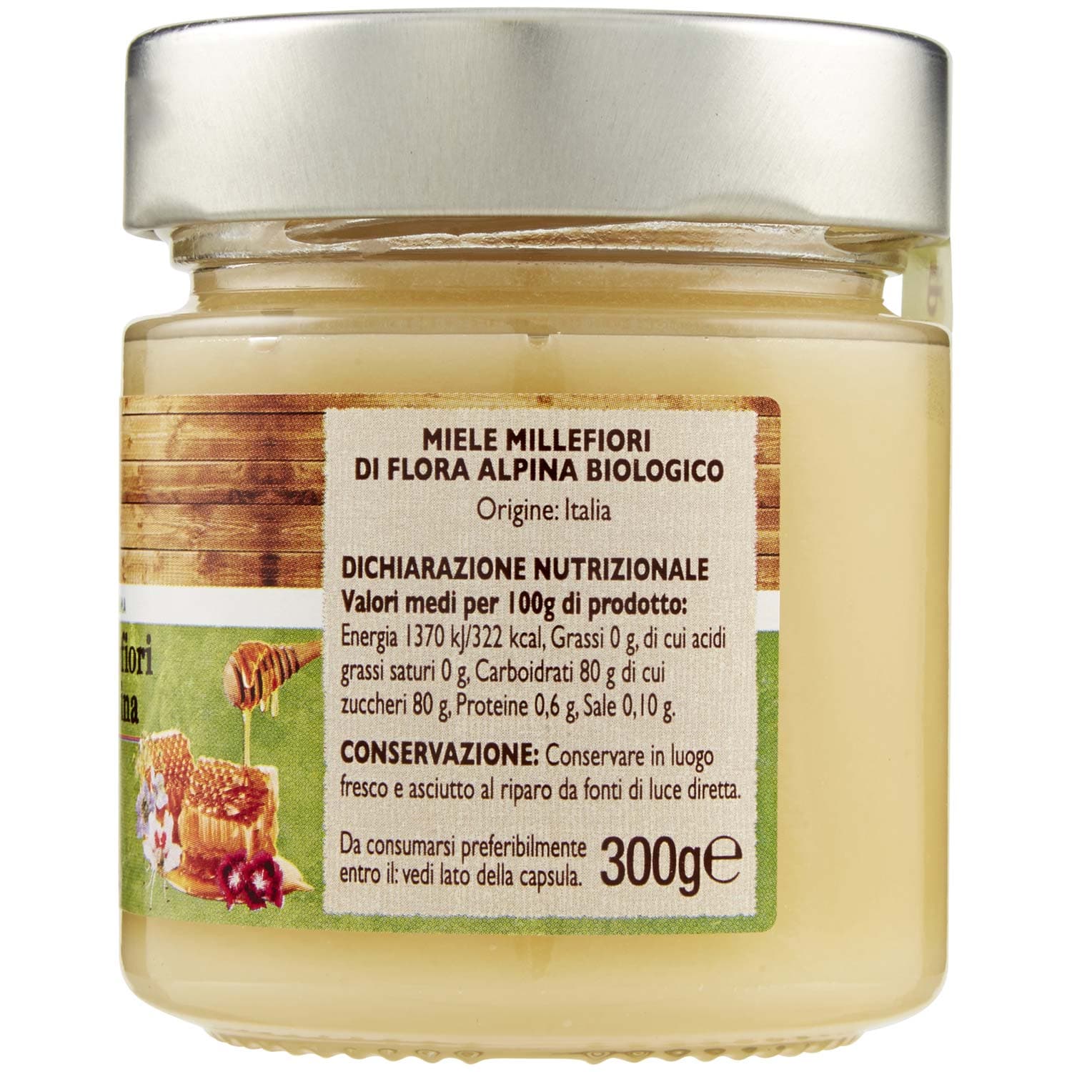 BIO Miele millefiori di flora alpina 300 g – immagine 5
