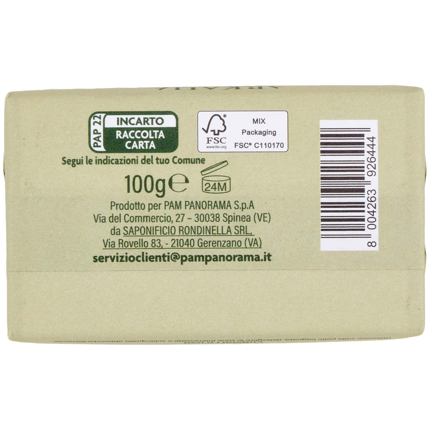 ARKALIA BIO Saponetta con olio di oliva 100 g – immagine 4