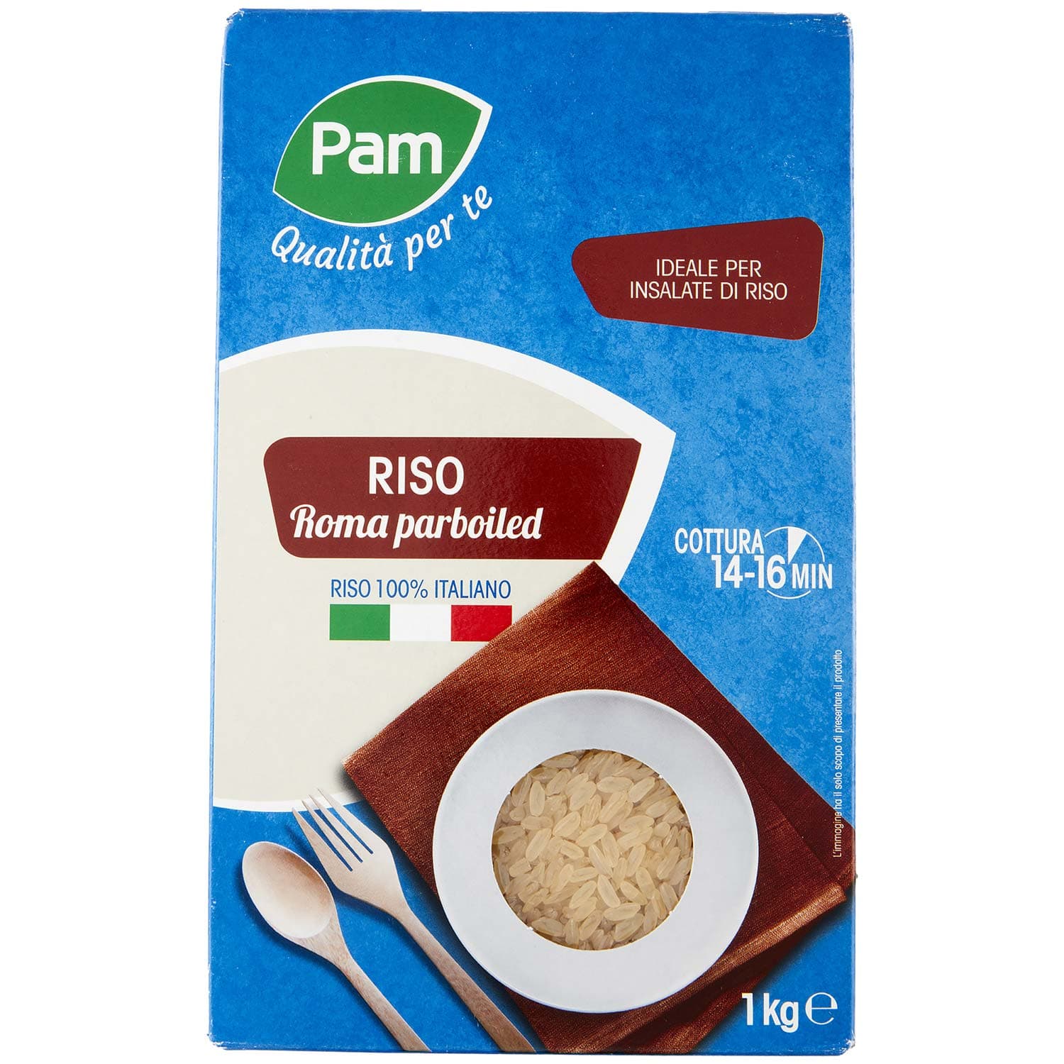 PAM Qualità per te Riso Roma parboiled 1 Kg – immagine 2