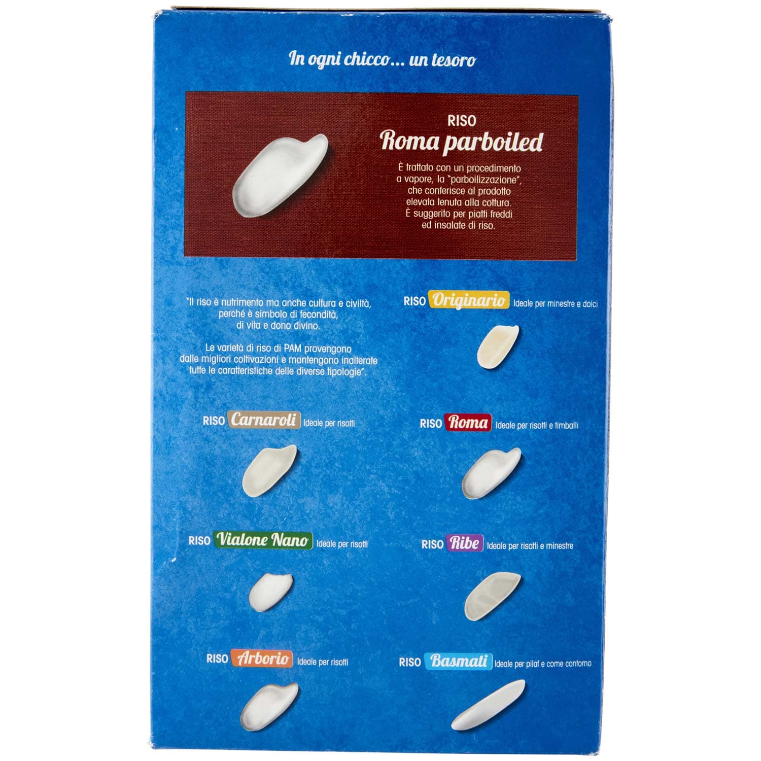 PAM Qualità per te Riso Roma parboiled 1 Kg – immagine 4