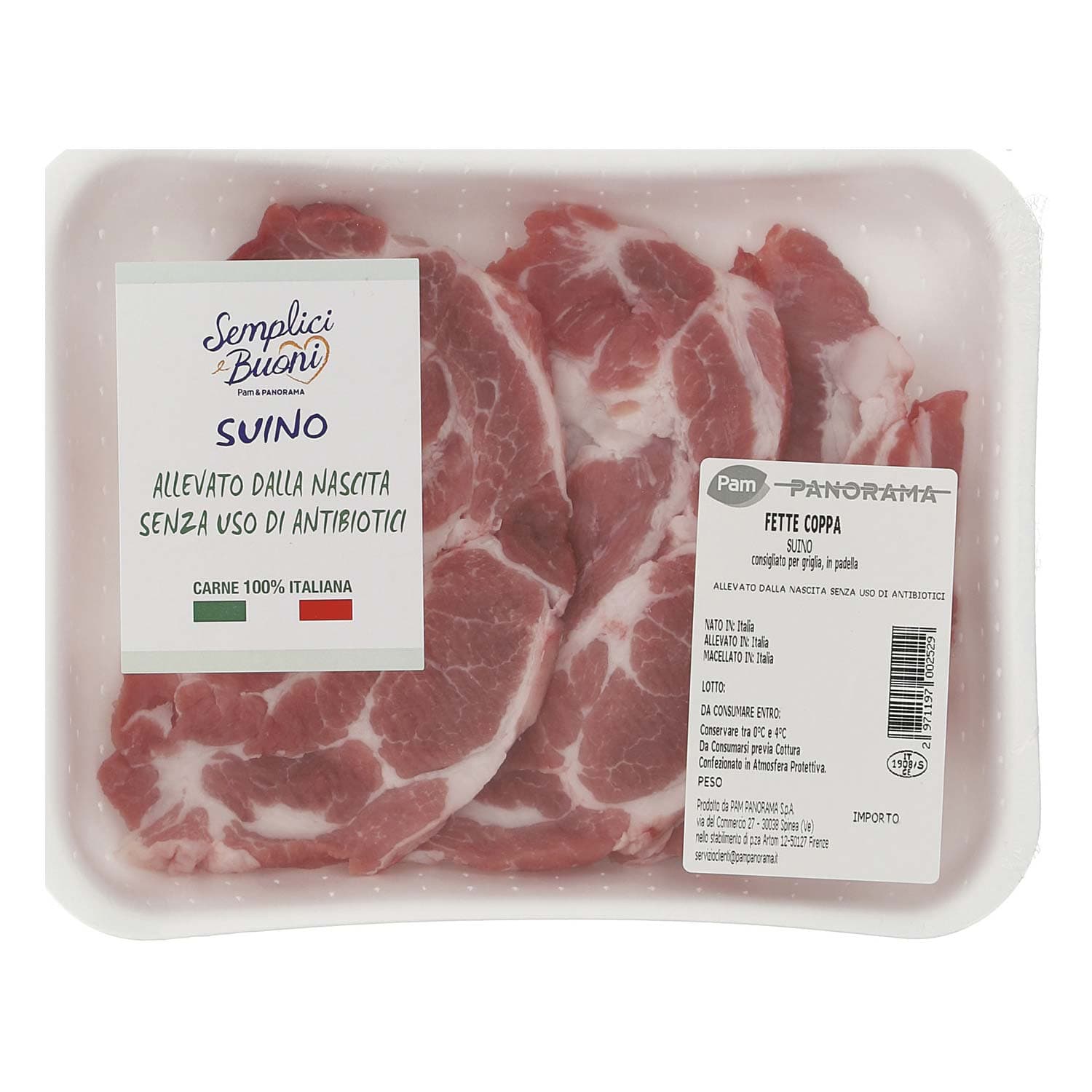 Coppa di suino senza osso fette senza antibiotici – immagine 2