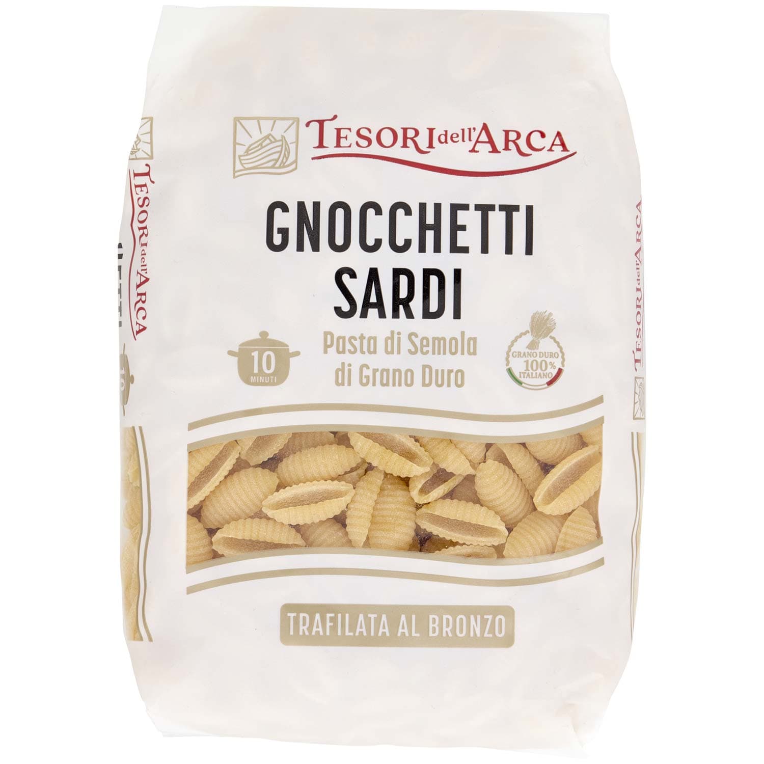 TESORI DELL'ARCA Pasta di Semola di Grano Duro Gnocchetti Sardi 500 g – immagine 2