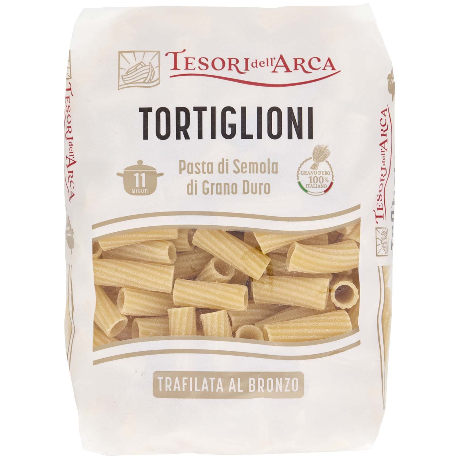 TESORI DELL'ARCA Pasta di Semola di Grano Duro Tortiglioni 500 g – immagine 2