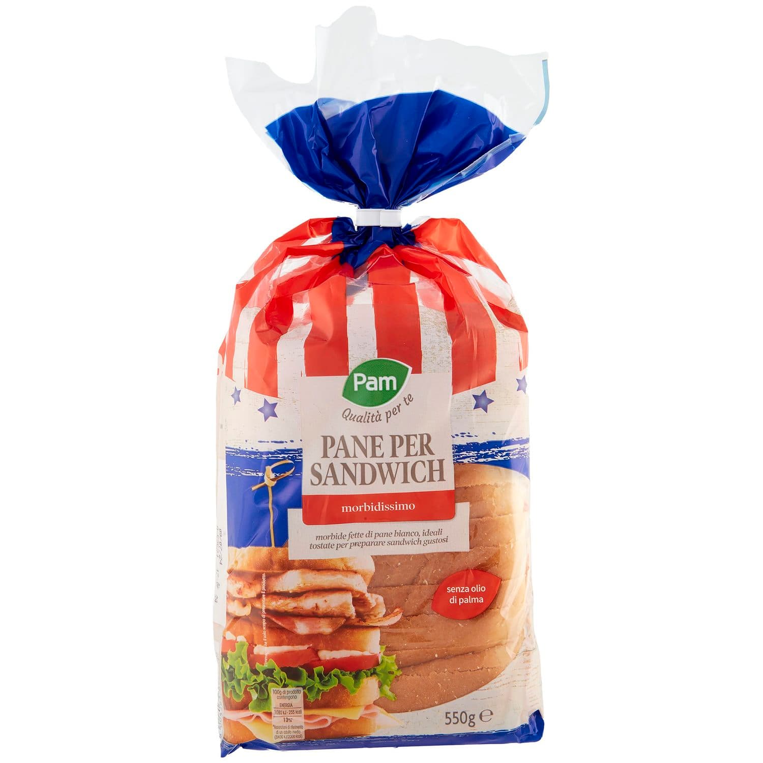 PAM Qualità per te Pane per Sandwich morbidissimo 550 g – immagine 2