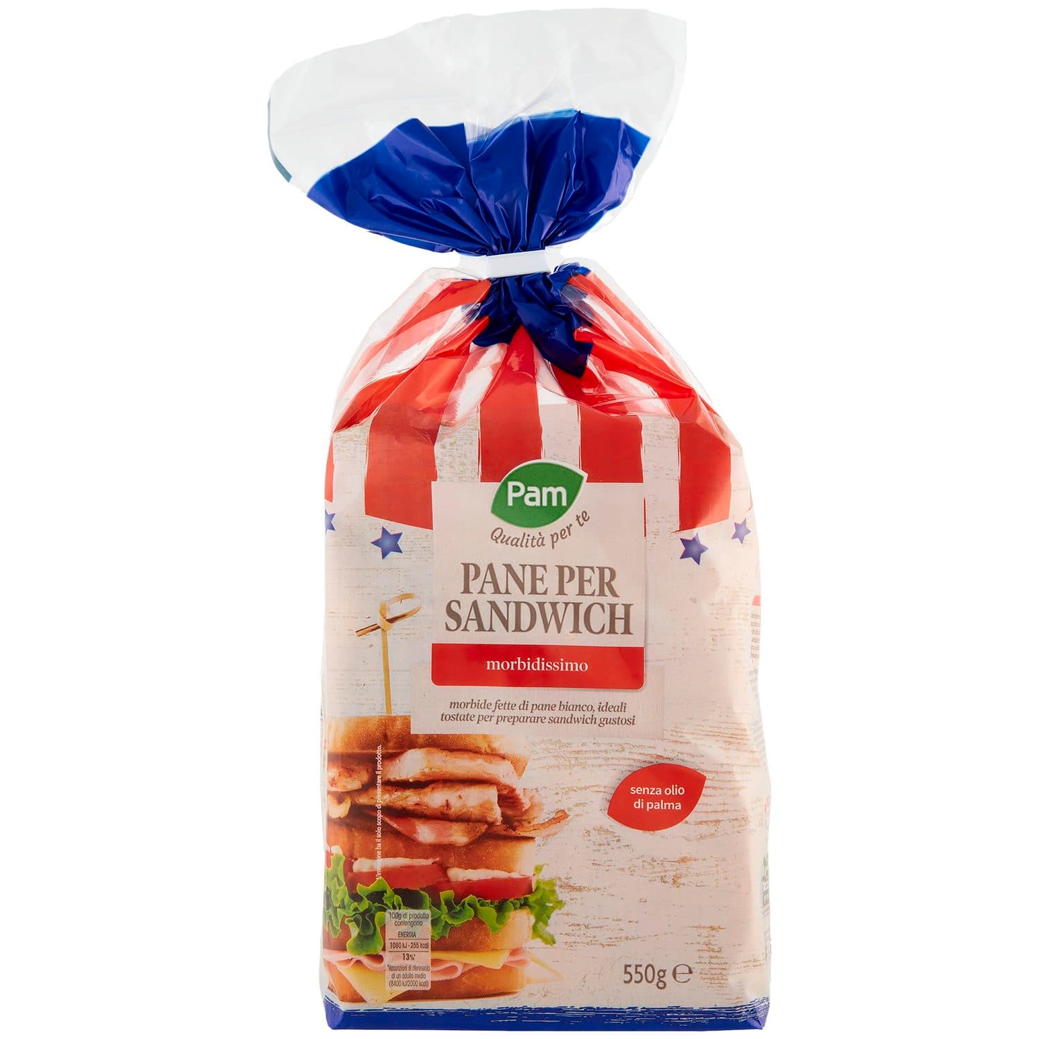 PAM Qualità per te Pane per Sandwich morbidissimo 550 g – immagine 4