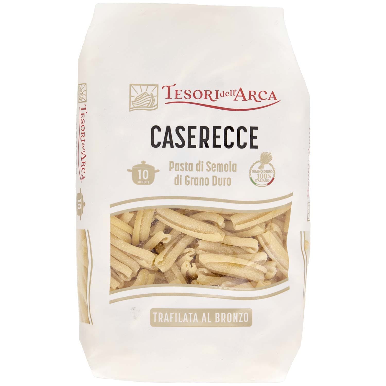 TESORI DELL'ARCA Pasta di Semola di Grano Duro Caserecce 500 g – immagine 2