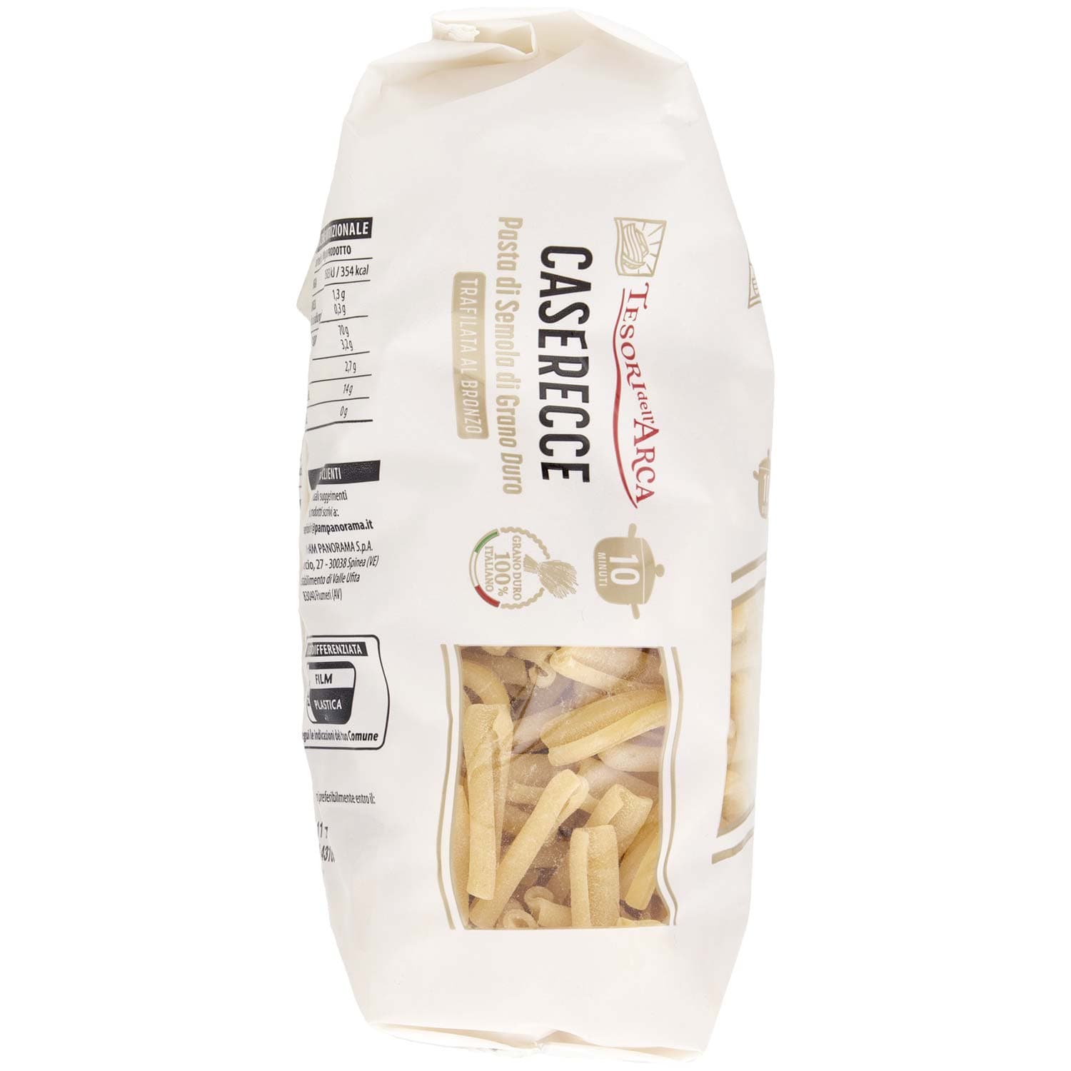 TESORI DELL'ARCA Pasta di Semola di Grano Duro Caserecce 500 g – immagine 3