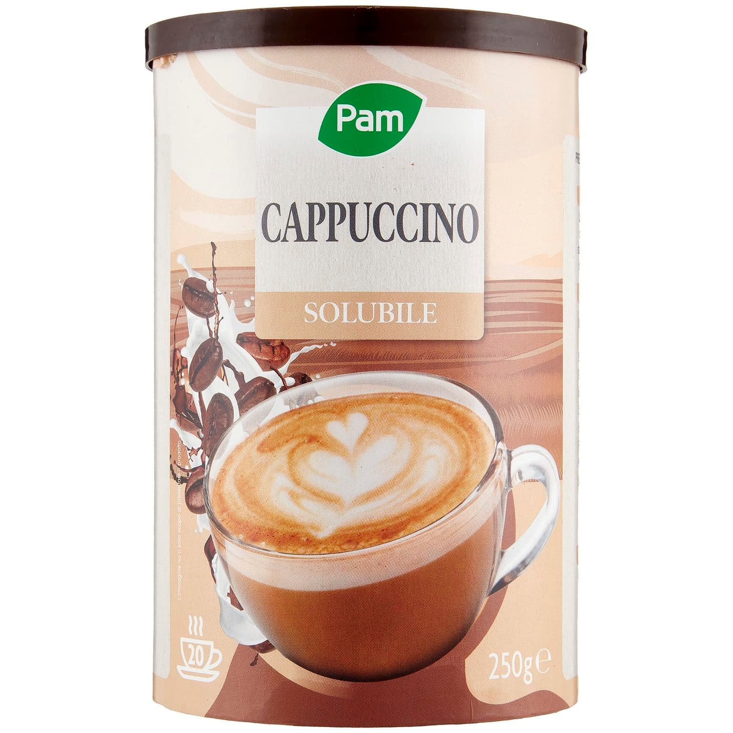 PAM Qualità per te Cappuccino solubile 250 g – immagine 2
