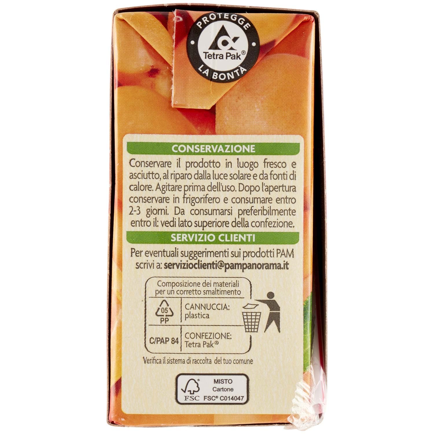 PAM PANORAMA Succo e Polpa di Albicocca 600 ml (200ml x 3) – immagine 5