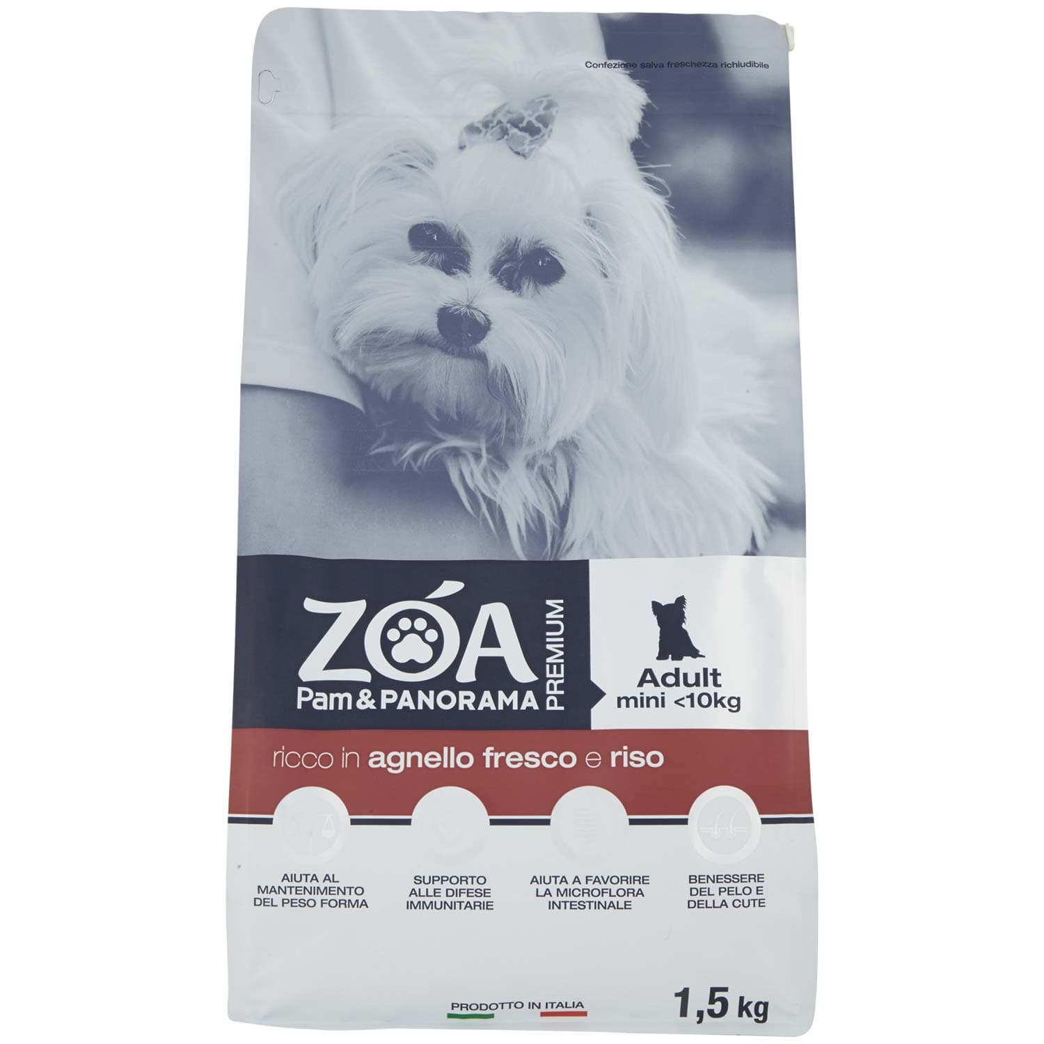 ZOA PREMIUM Adult mini <10kg ricco in agnello fresco e riso 1,5 kg – immagine 2