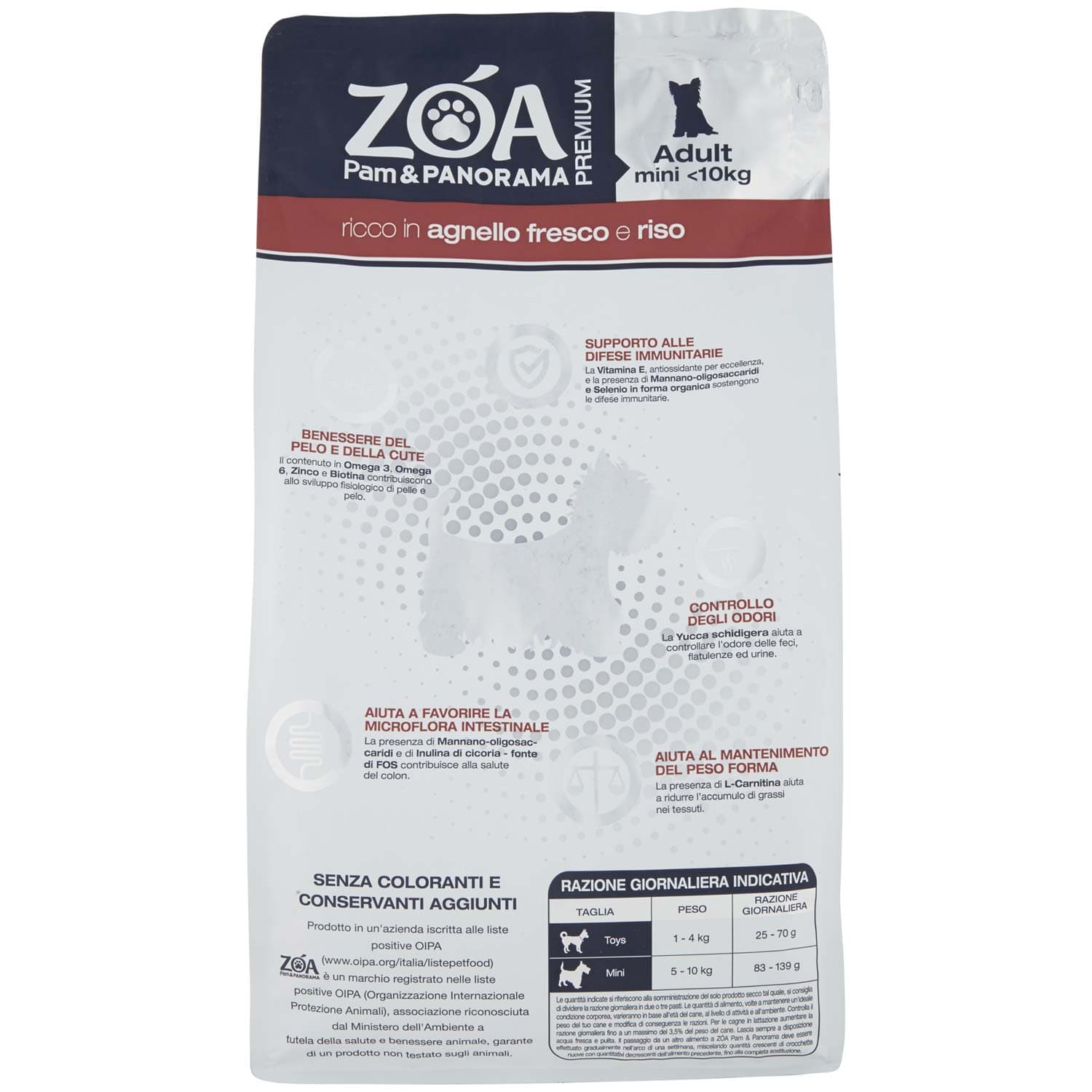 ZOA PREMIUM Adult mini <10kg ricco in agnello fresco e riso 1,5 kg – immagine 4