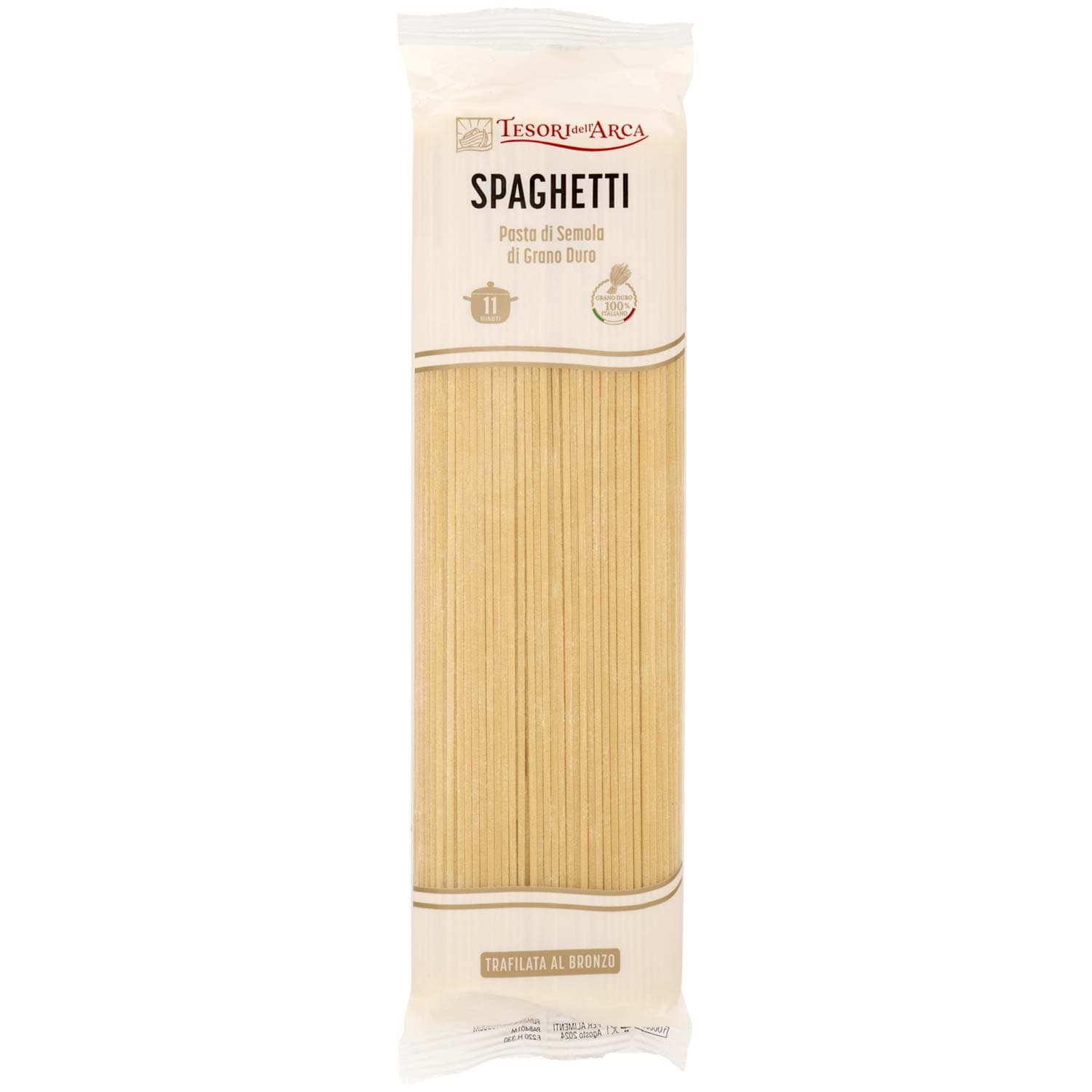 TESORI DELL'ARCA Pasta di Semola di Grano Duro Spaghetti 500 g – immagine 2