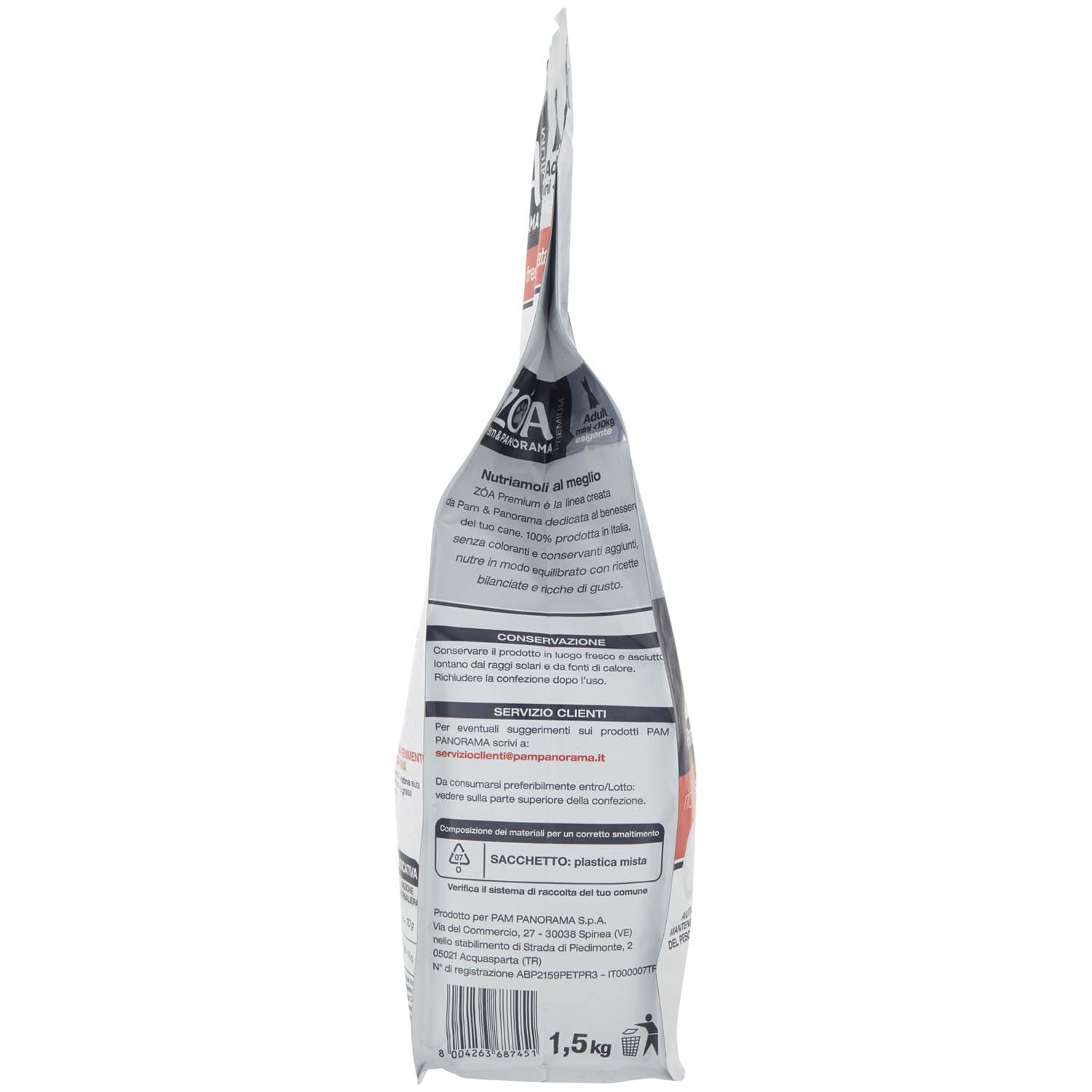 ZOA PREMIUM Adult mini <10kg esigenti ricco in salmone fresco e patate 1,5 kg – immagine 3