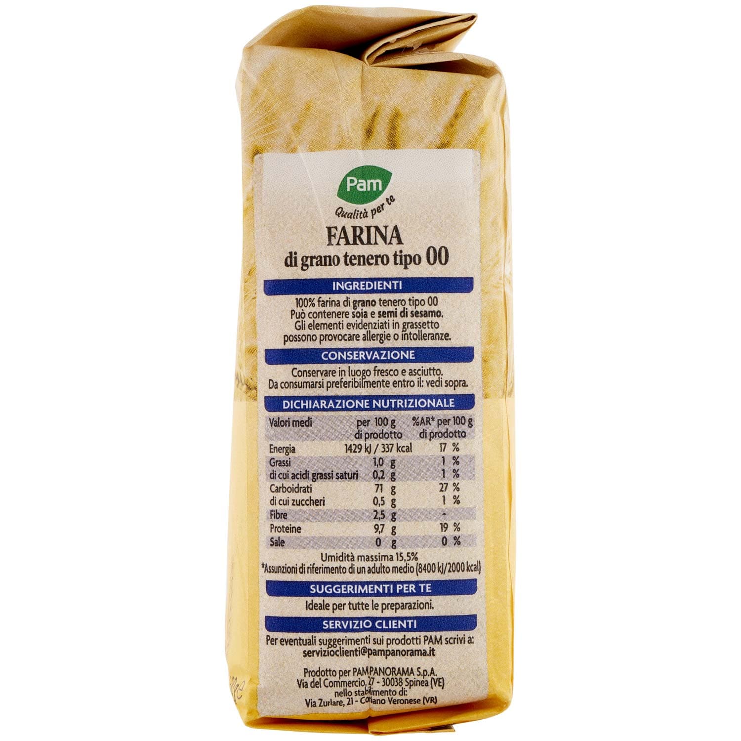 PAM Qualità per te Farina tipo 00 500 g – immagine 5