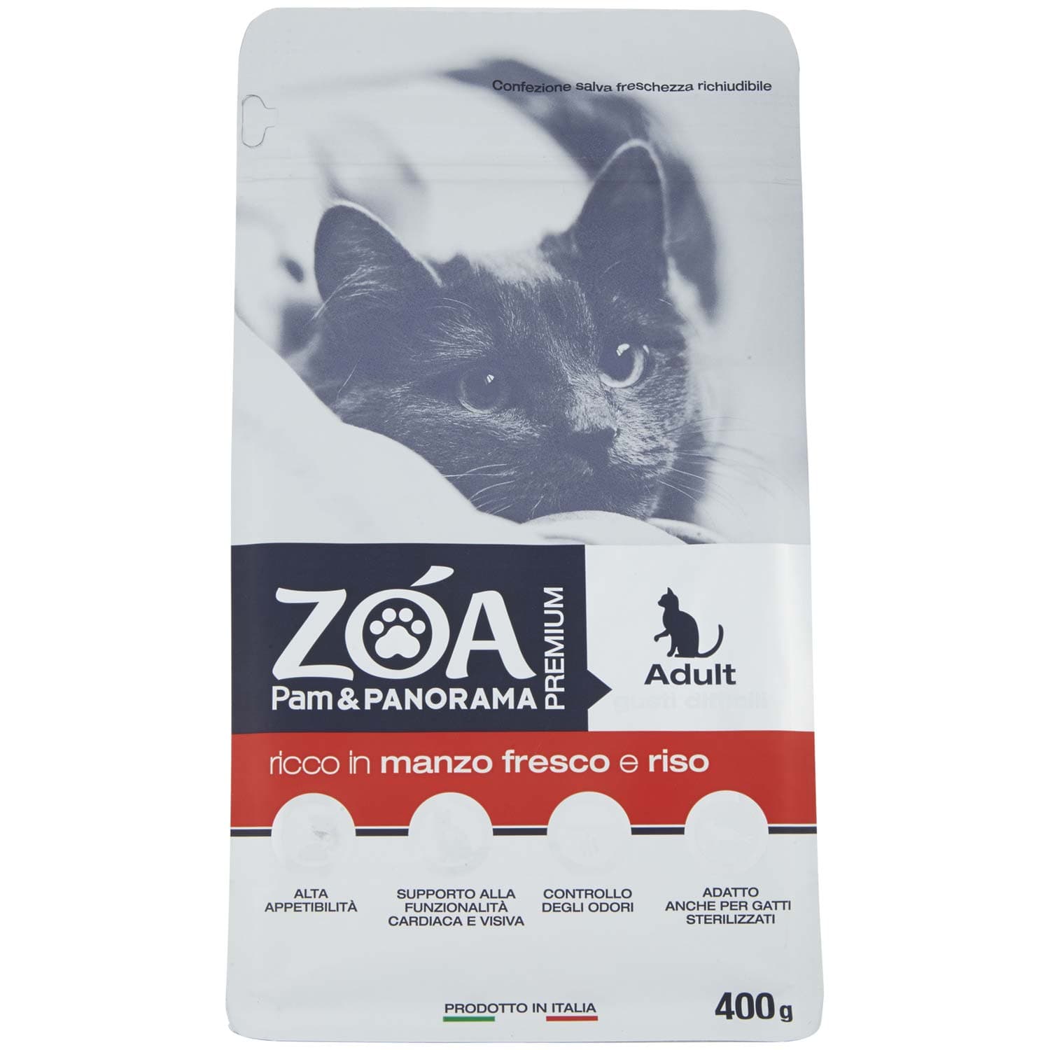 ZOA PREMIUM Adult gusti difficili ricco in manzo fresco e riso 400 g – immagine 2