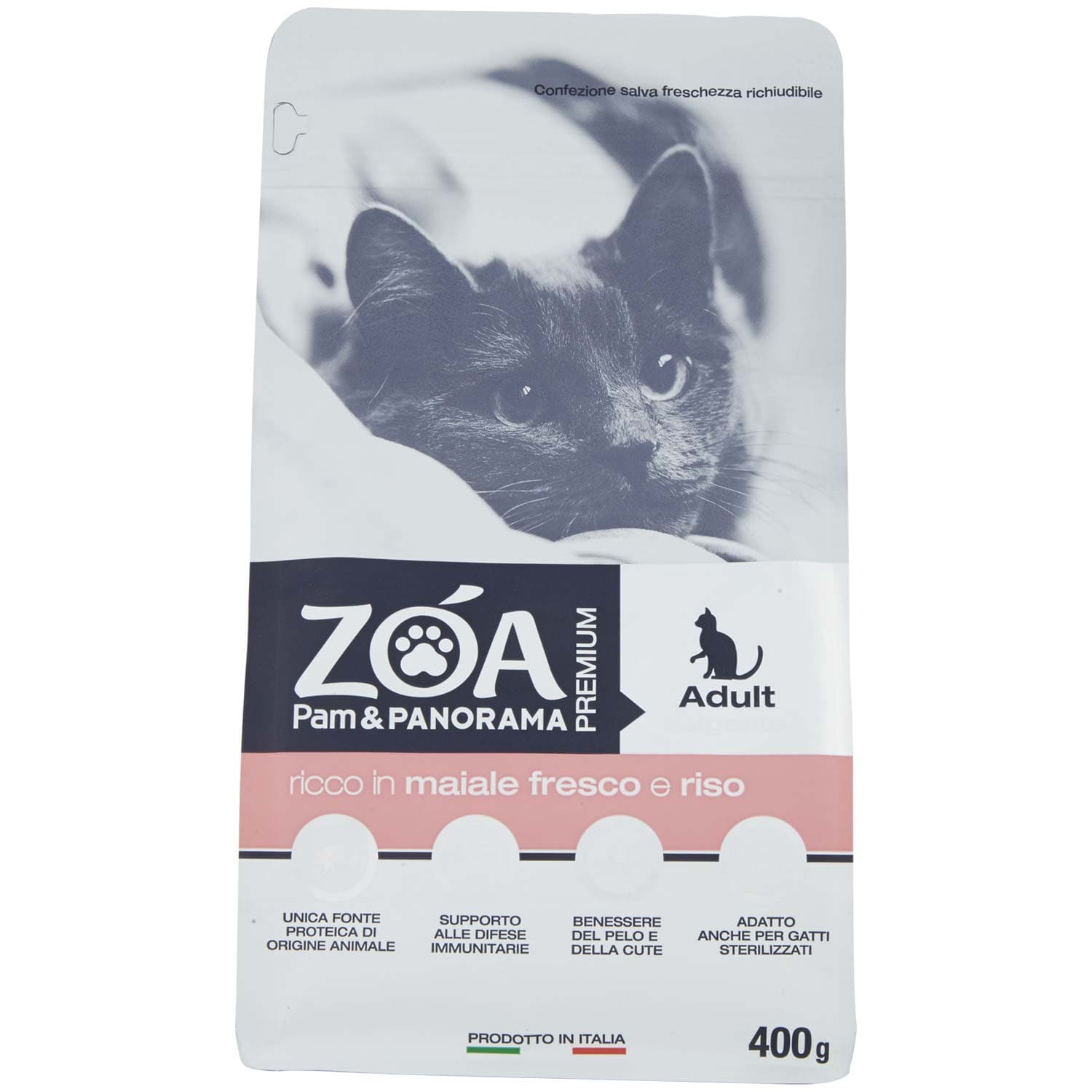 ZOA PREMIUM Adult esigente ricco in maiale fresco e riso 400 g – immagine 2