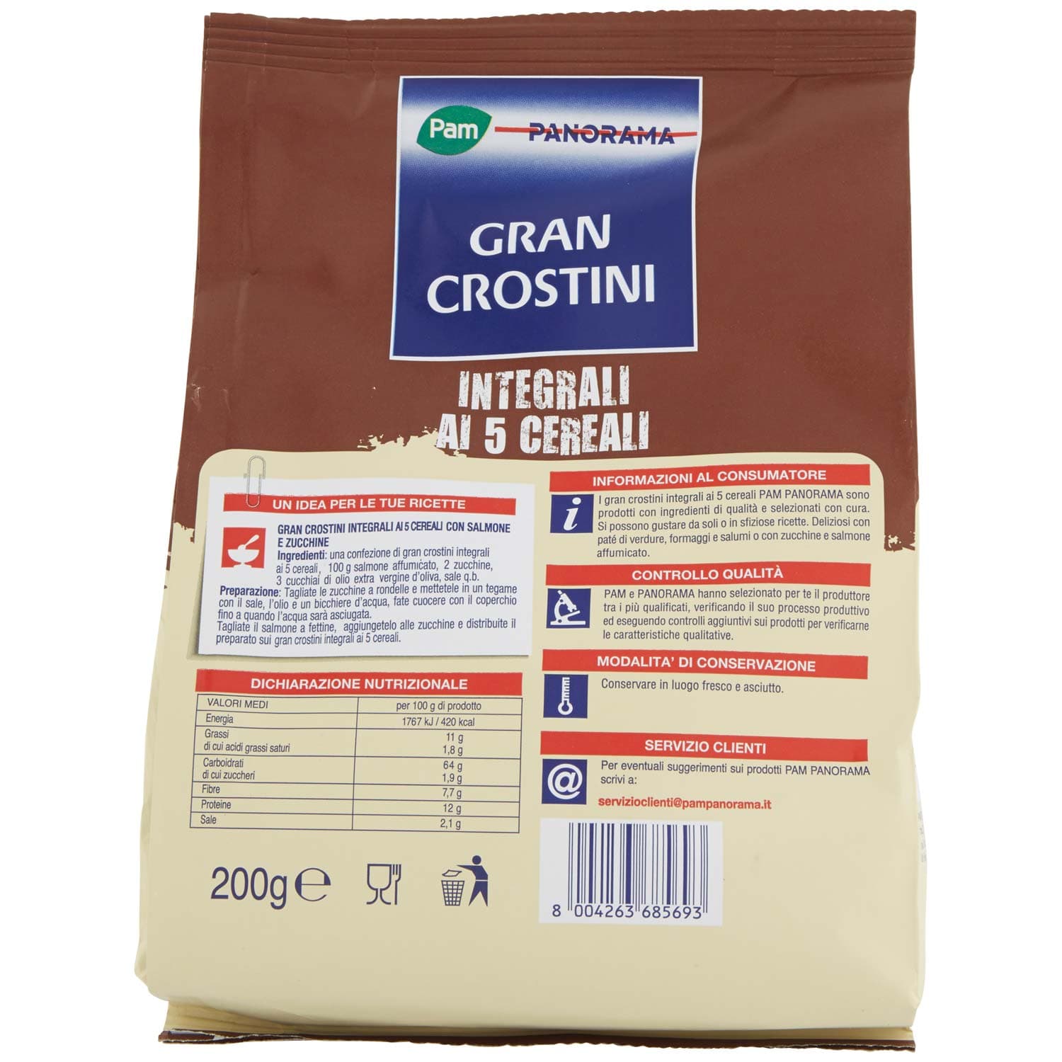 Granbon Crostini Integrali 200 g – immagine 4