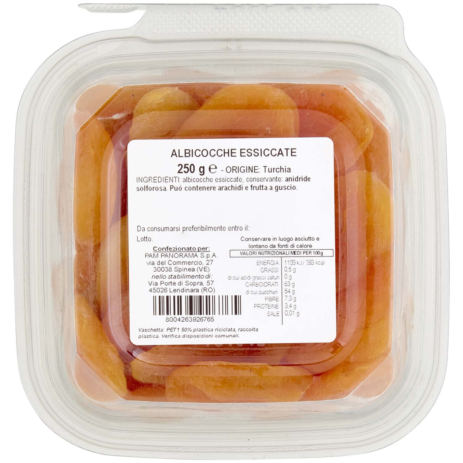 PAM Albicocche Morbide Disidratate 250 g – immagine 4