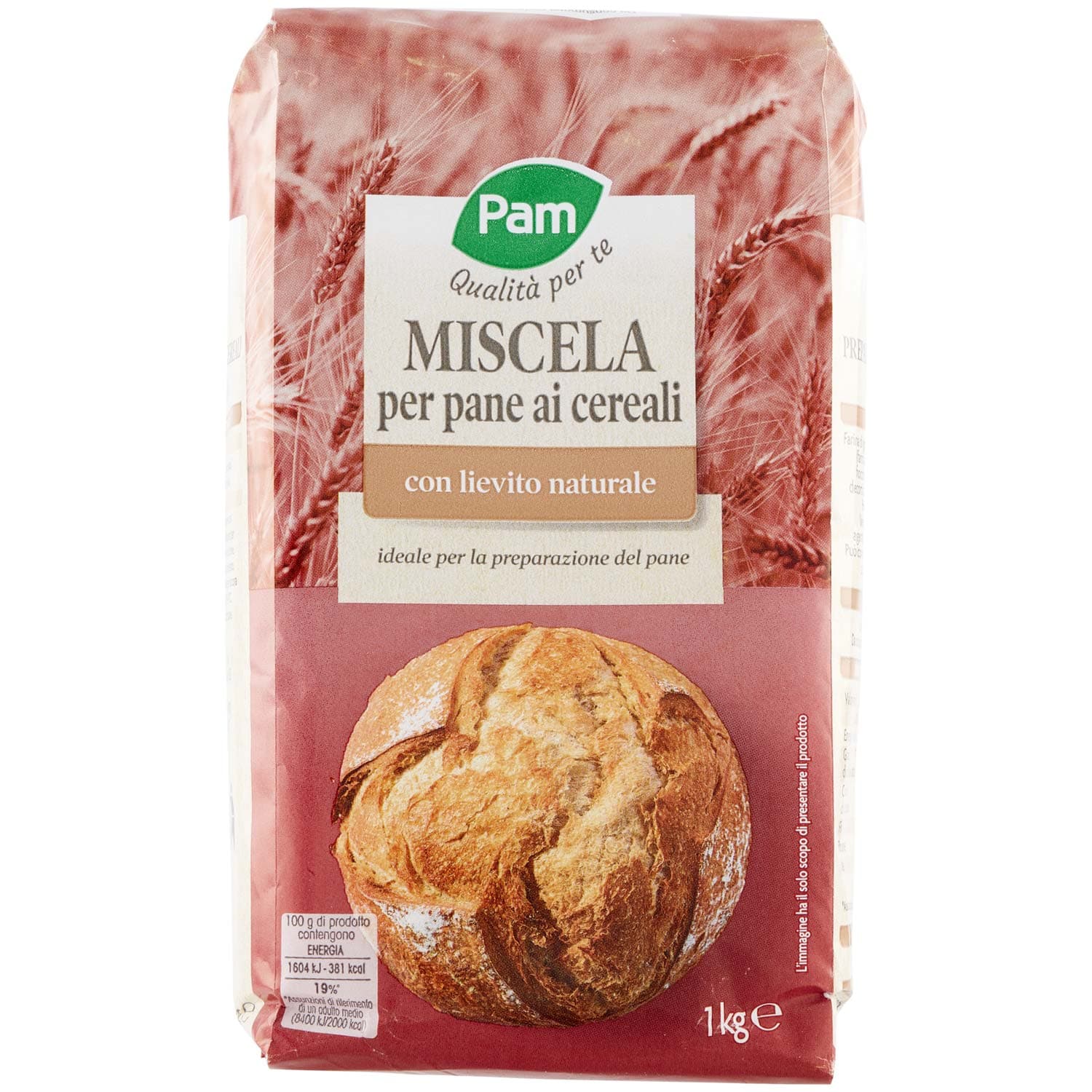 PAM PANORAMA Miscela per Pane ai Cereali 1 kg – immagine 2