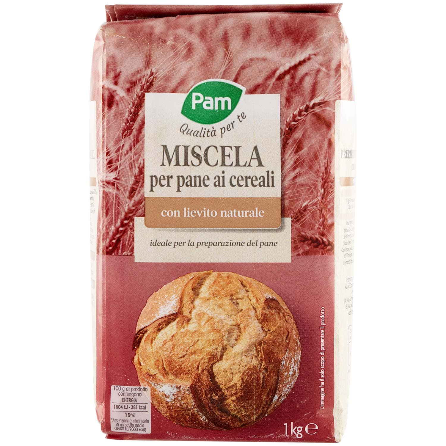 PAM PANORAMA Miscela per Pane ai Cereali 1 kg – immagine 4