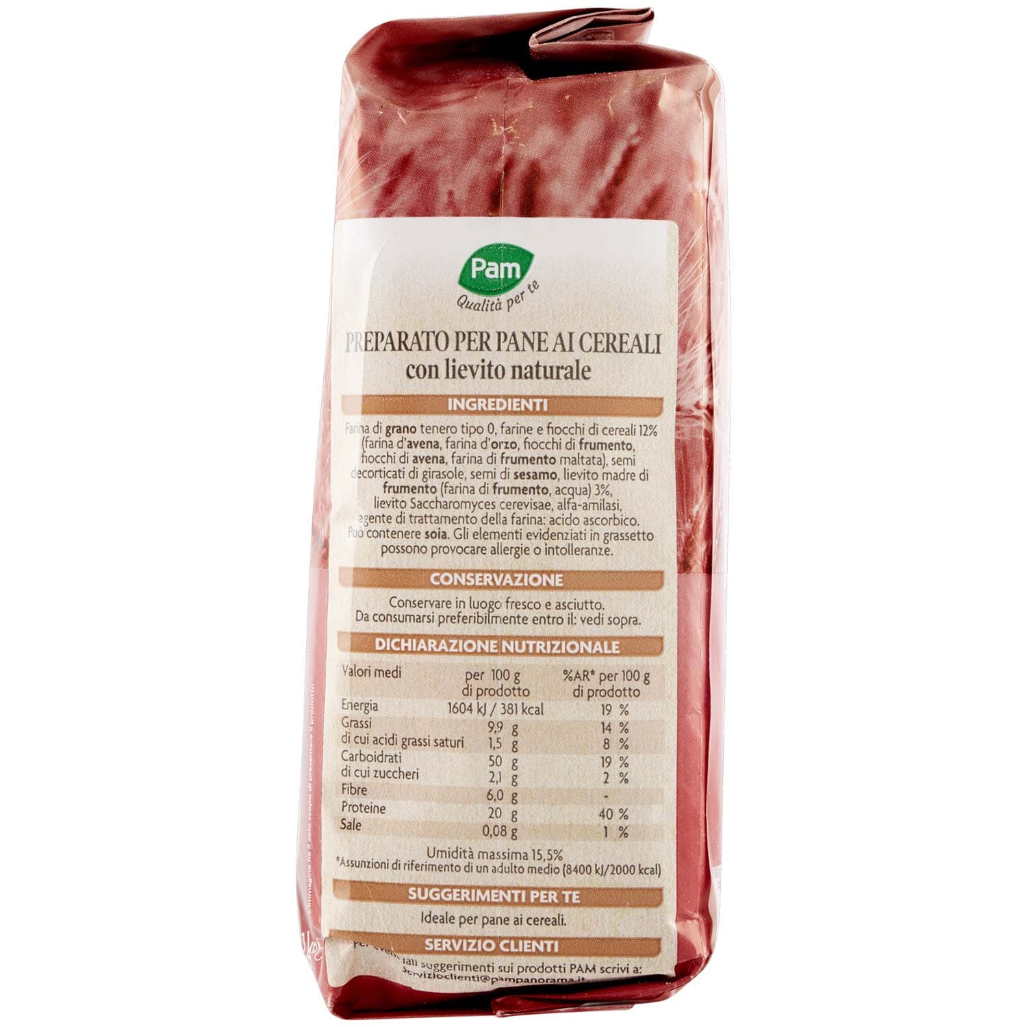 PAM PANORAMA Miscela per Pane ai Cereali 1 kg – immagine 5