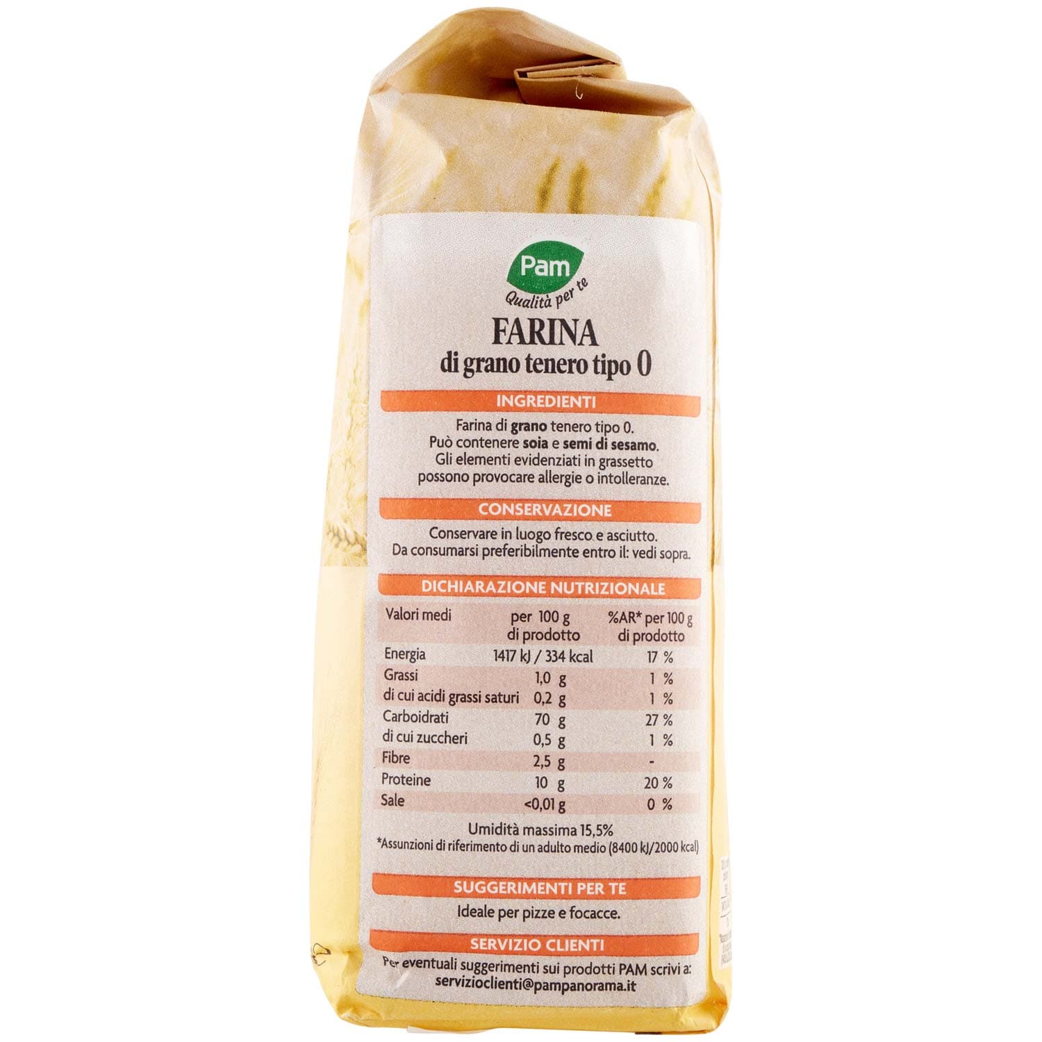 PAM Qualità per te Farina tipo 0 1 kg – immagine 5