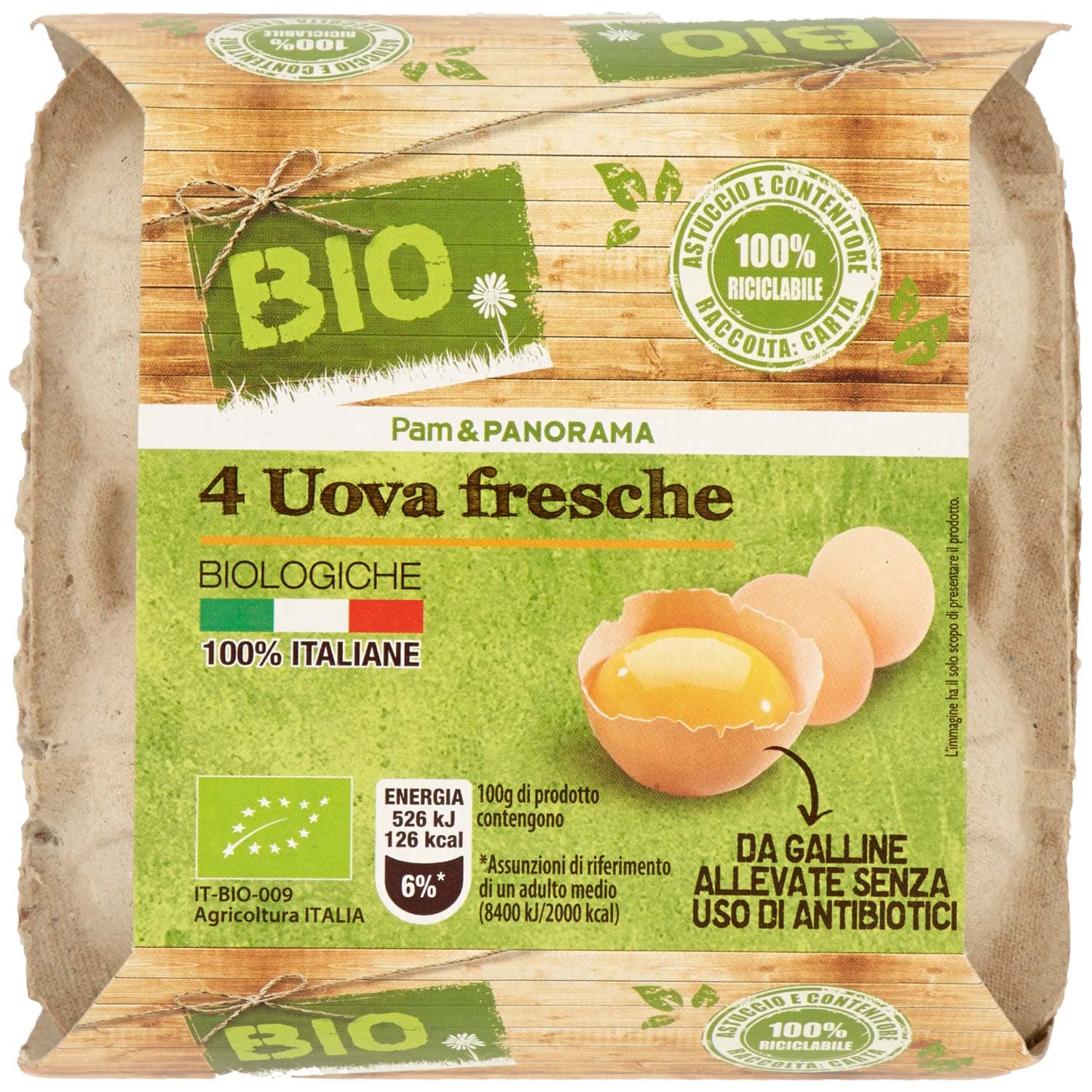 BIO 4 Uova fresche Biologiche 220 g – immagine 2
