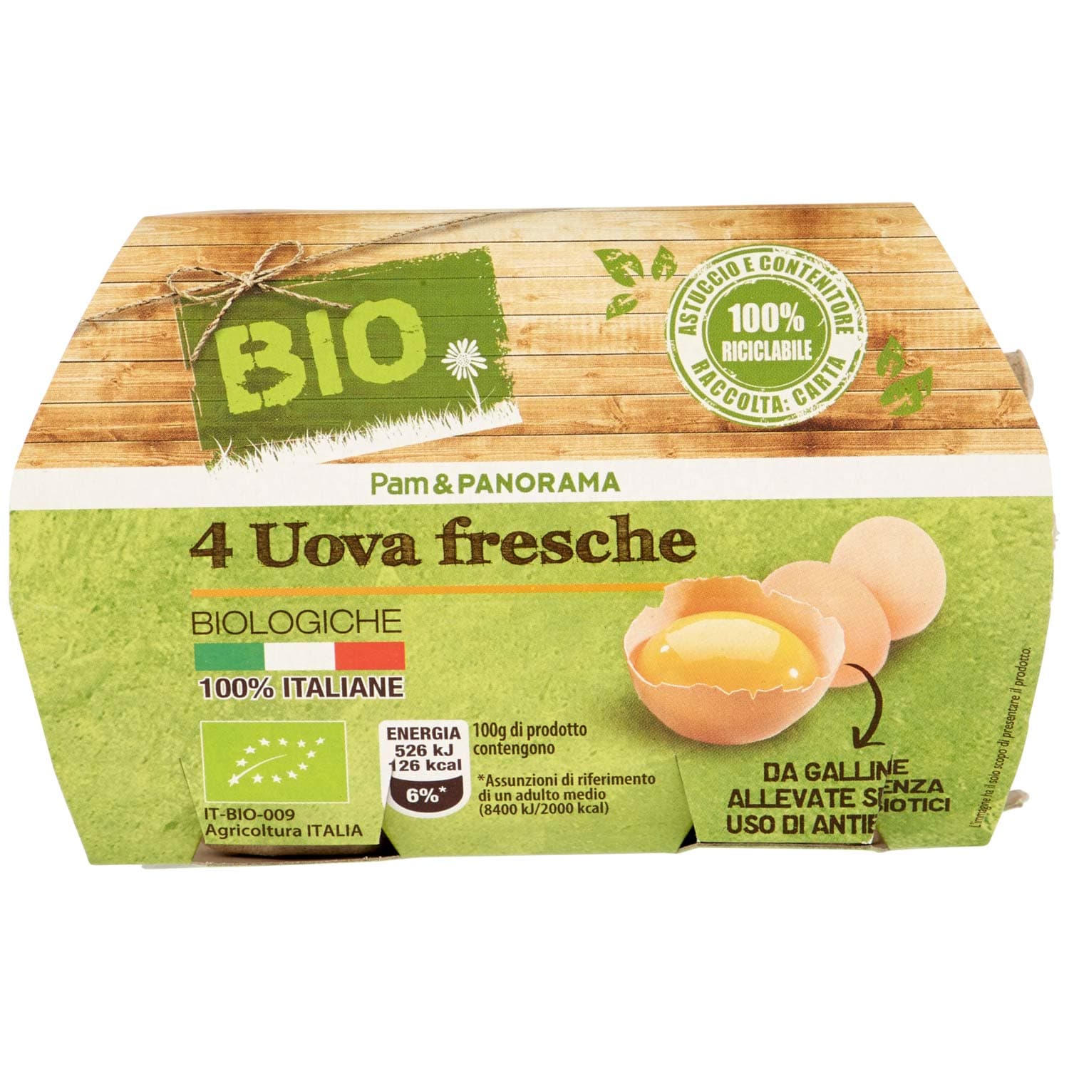 BIO 4 Uova fresche Biologiche 220 g – immagine 6