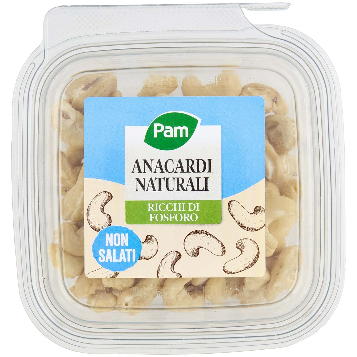 PAM Anacardi Naturali 70 g – immagine 2