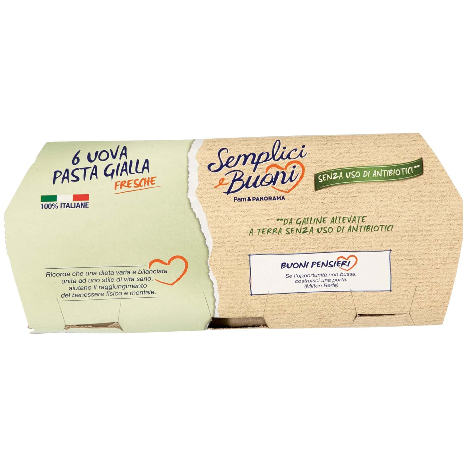 SEMPLICI E BUONI Senza Uso di Antibiotici 6 Uova Pasta Gialla Fresche – immagine 6