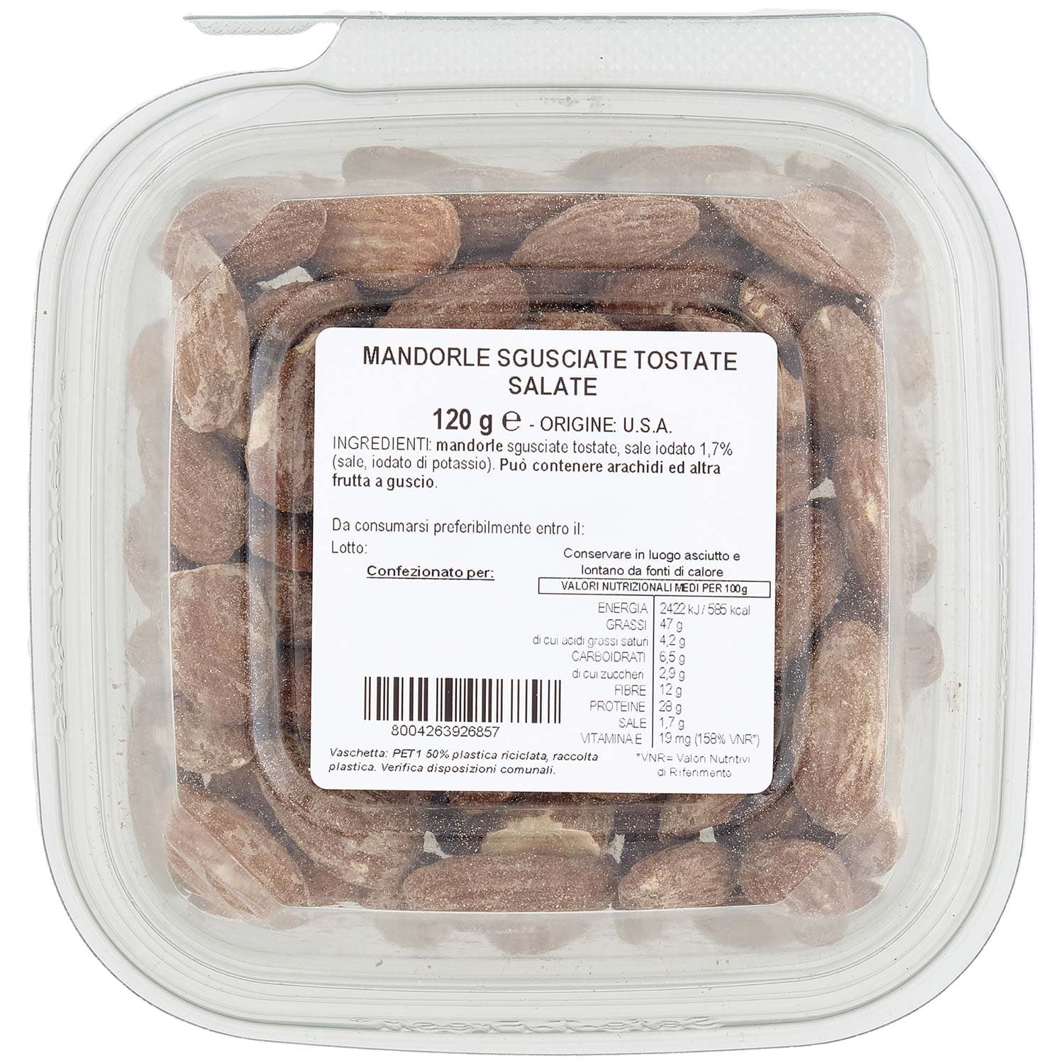 PAM Mandorle Sgusciate 120 g – immagine 4