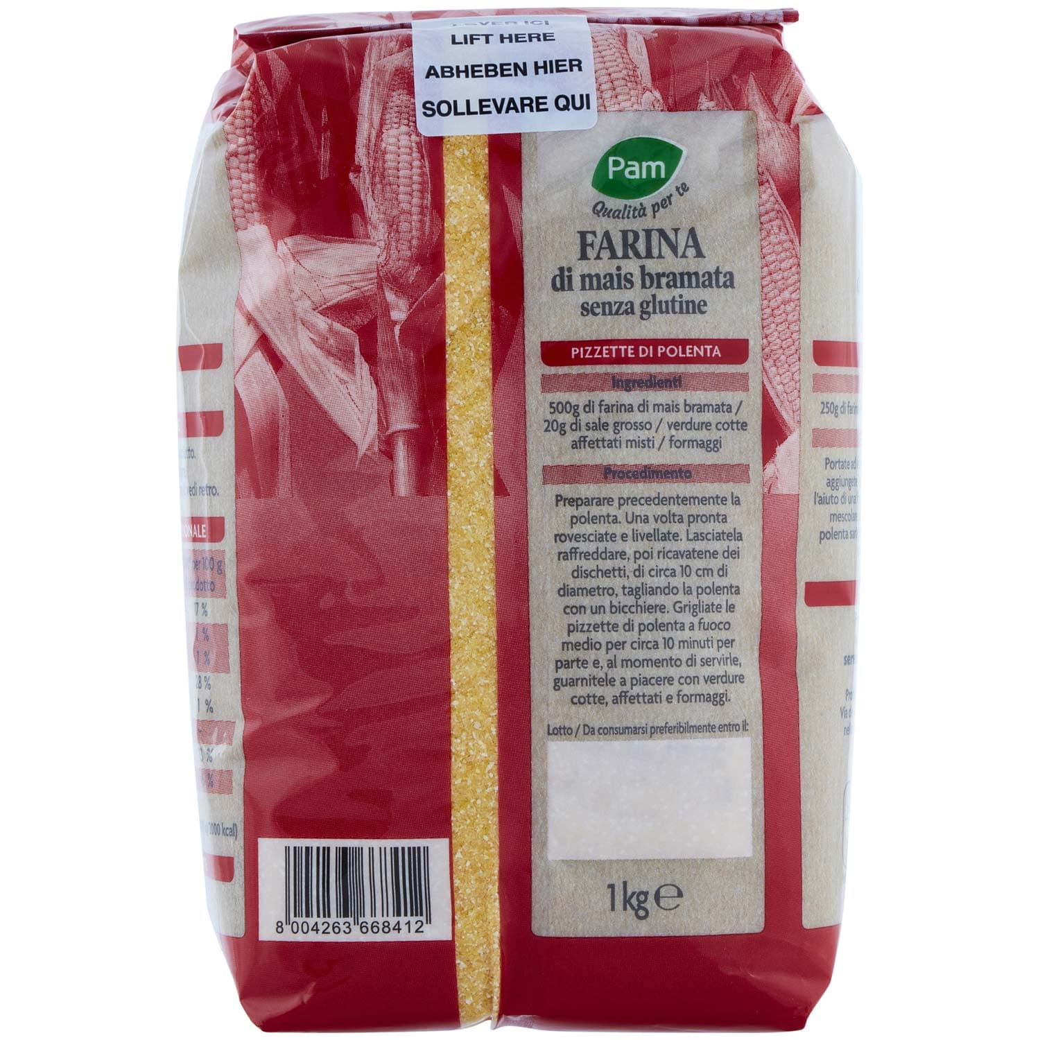 PAM PANORAMA Farina di Mais Bramata 1 kg – immagine 4