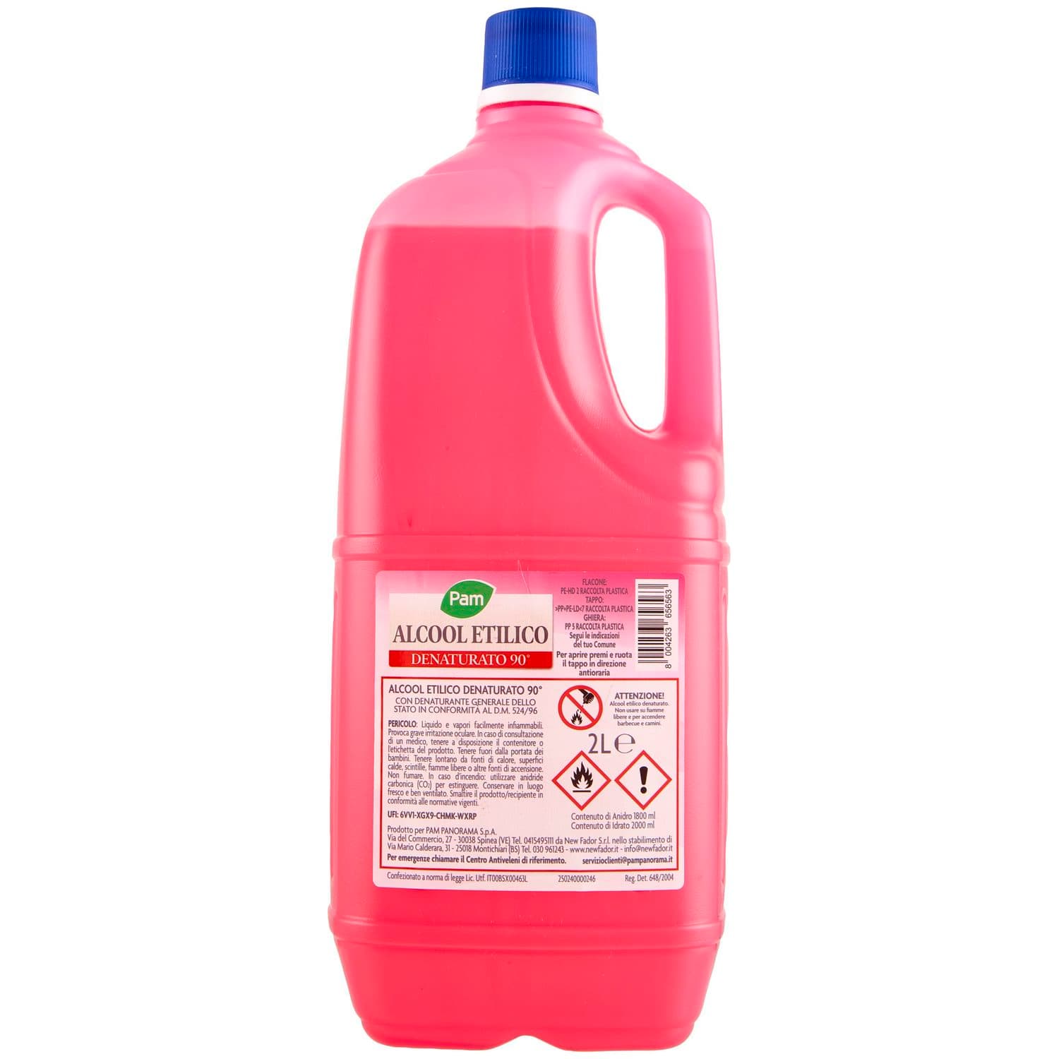 PAM PANORAMA Alcool Etilico Denaturato 90° 2000 ml – immagine 2