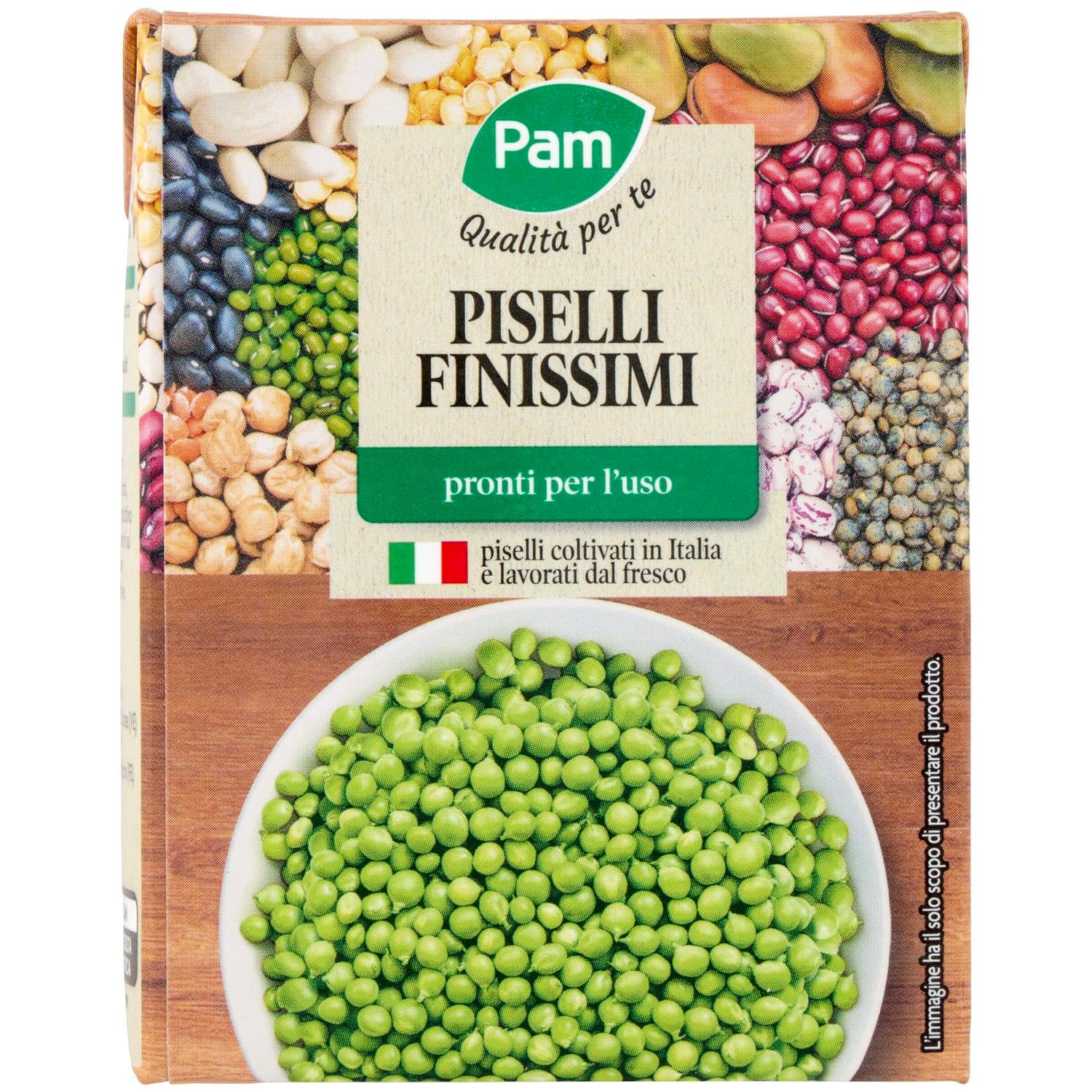 PAM Qualità per te Piselli Finissimi 380 g – immagine 2