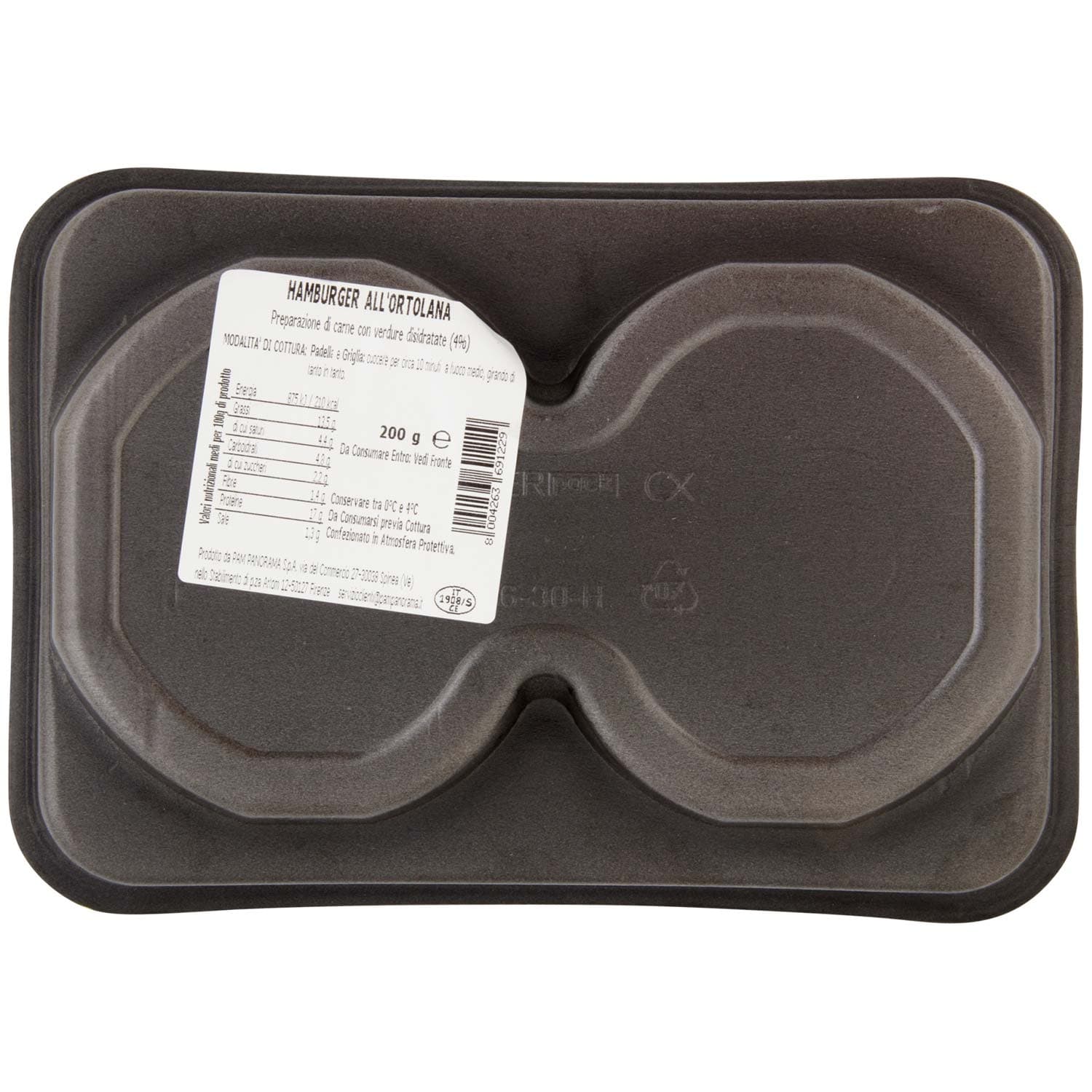 FRESCHE BONTÁ Hamburger all'Ortolana 200 g – immagine 4