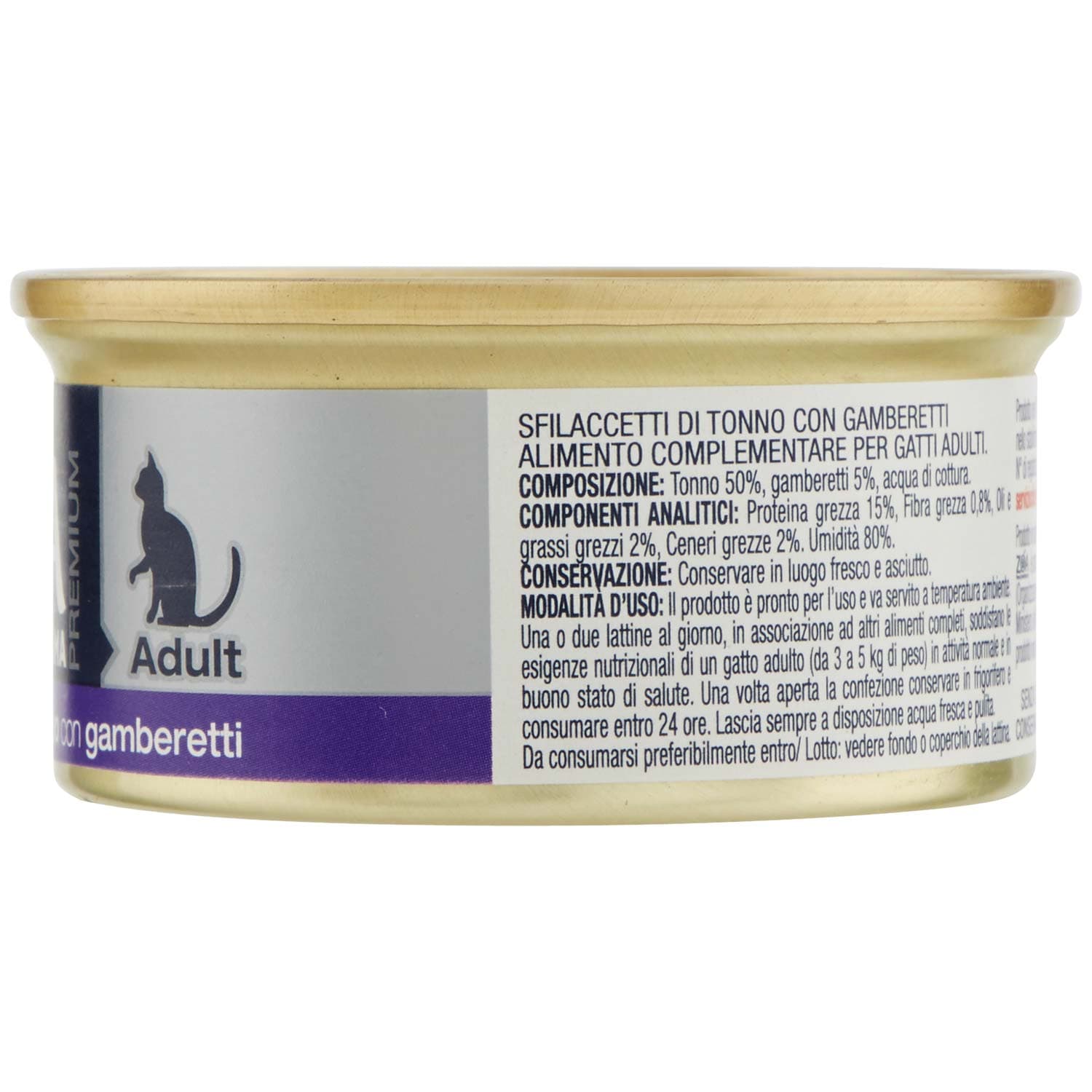 ZOA PREMIUM Adult sfilaccetti di tonno con gamberetti 70 g – immagine 5