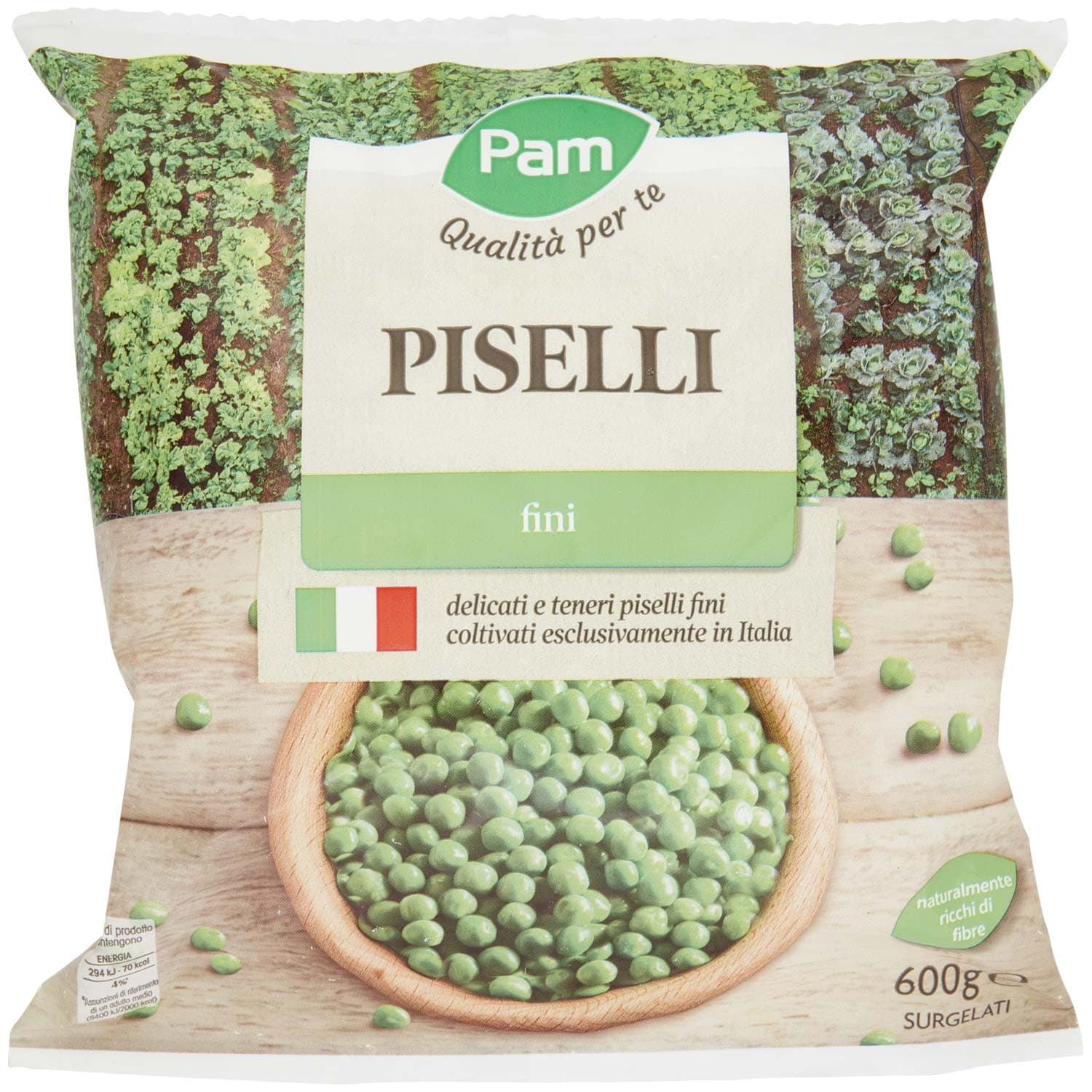 PAM PANORAMA Piselli Fini surgelati 600 g – immagine 2