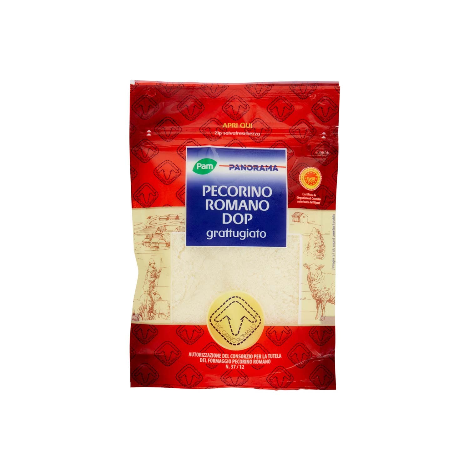 PAM Qualità per te grattugiato Pecorino Romano DOP 100 g – immagine 3